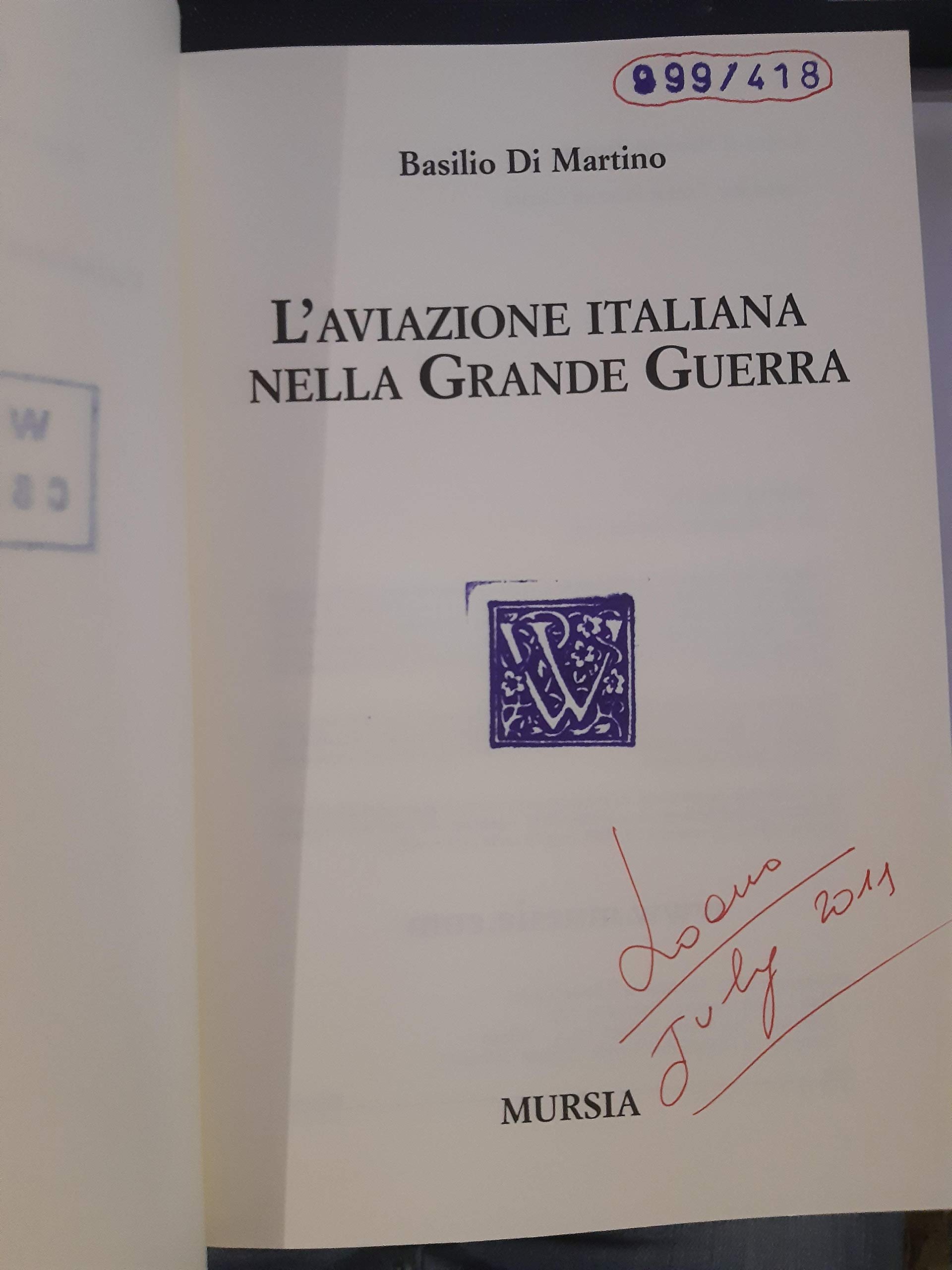 L’aviazione italiana nella Grande Guerra