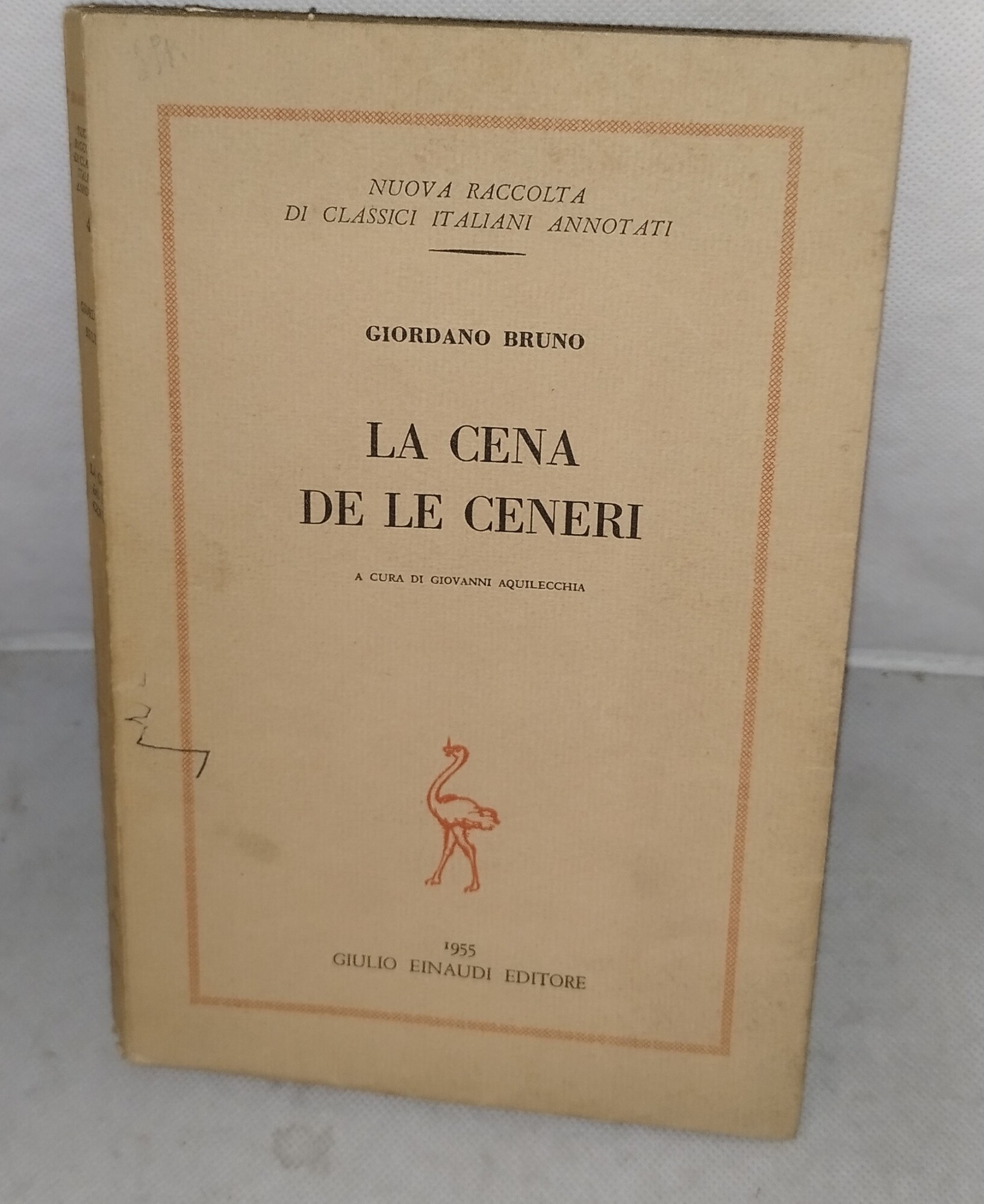 la cena de le ceneri einaudi 1955