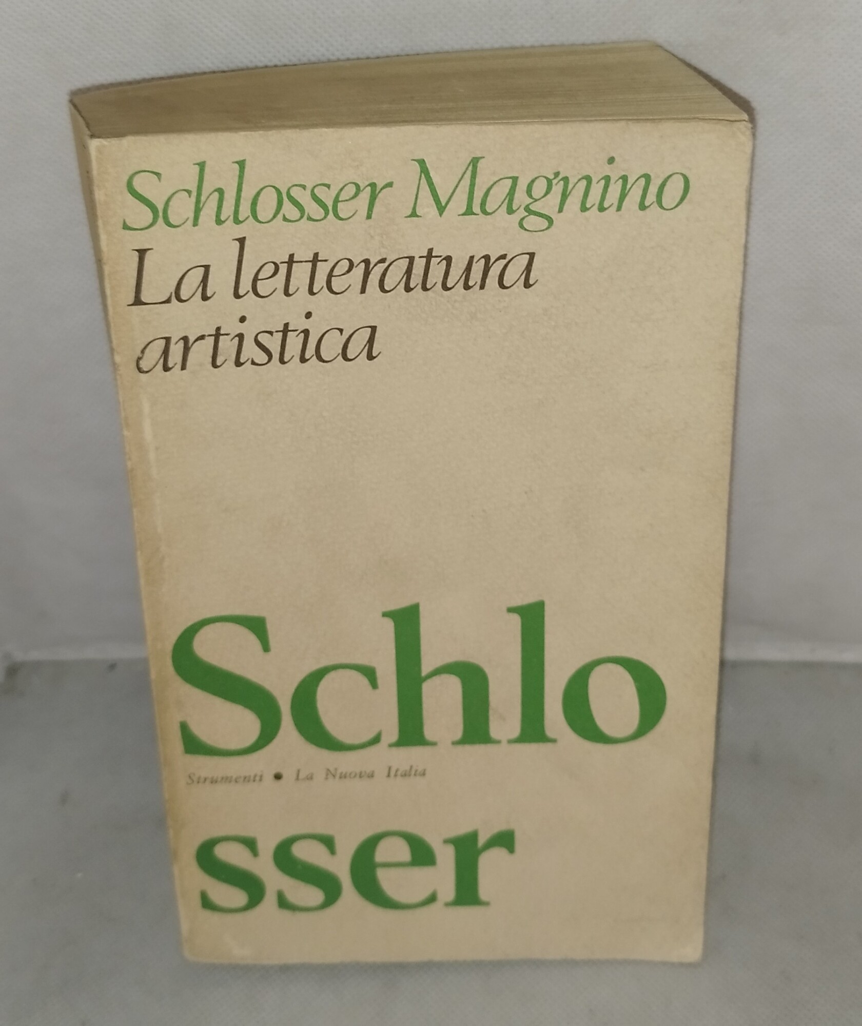 la letteratura artistica j schlosser magnino