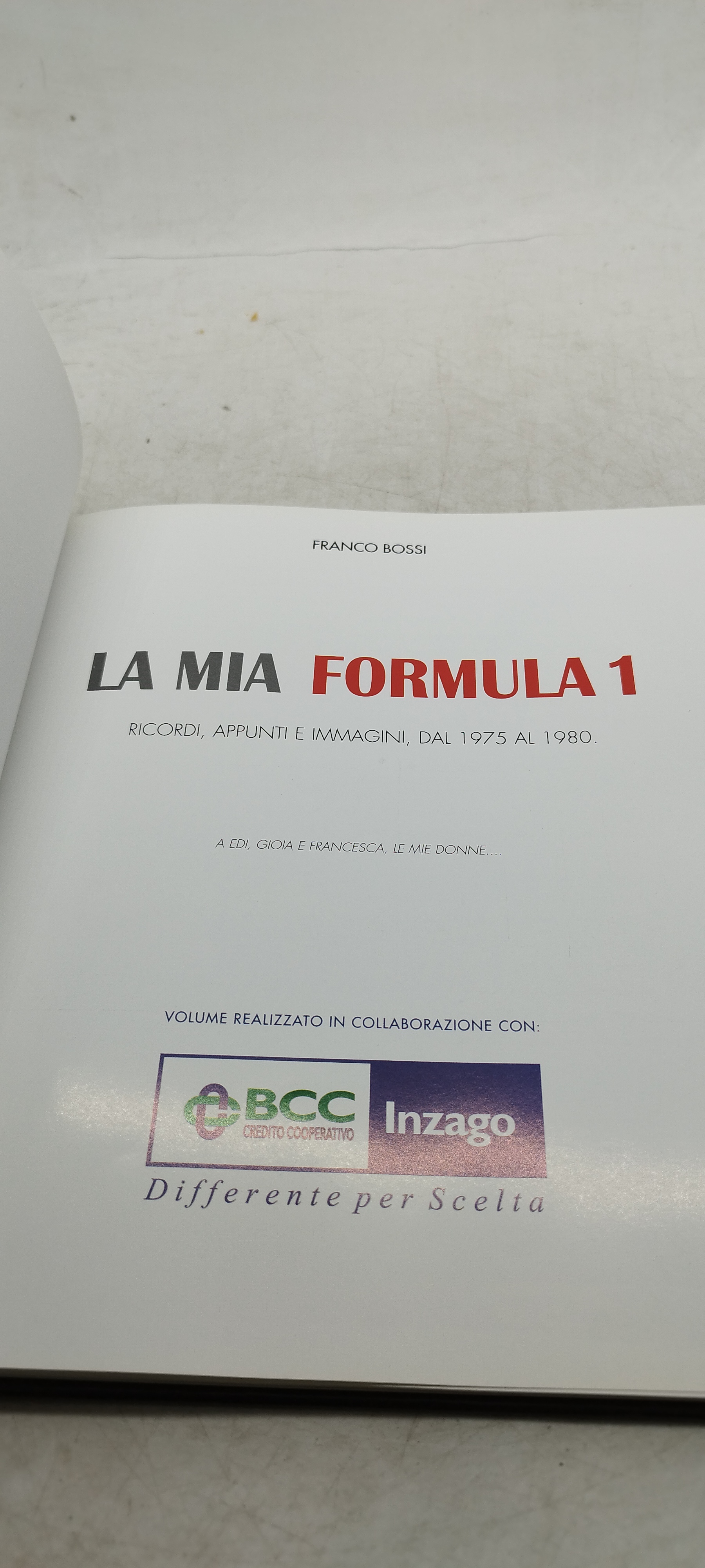 la mia formula 1 franco bossi