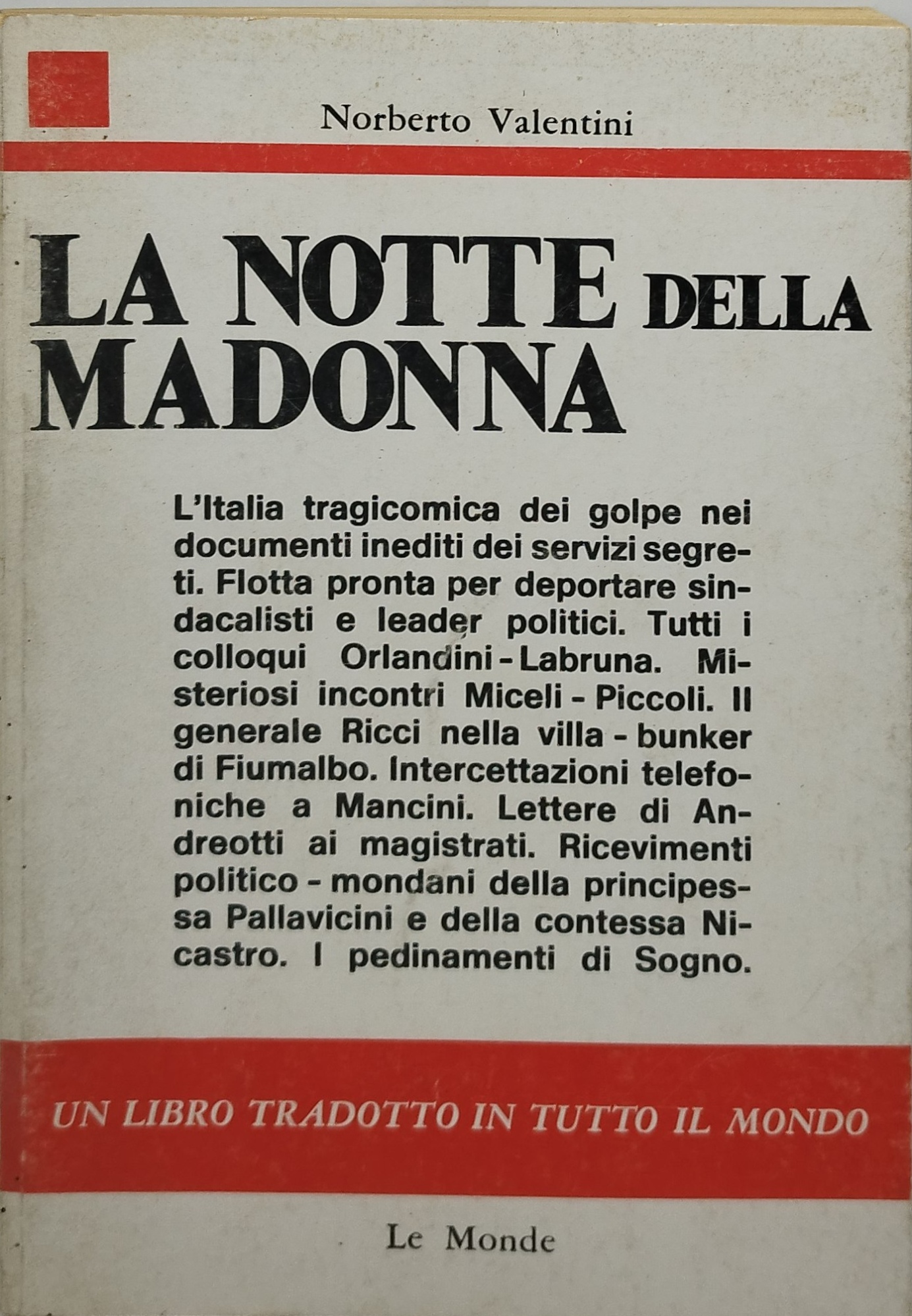 la notte della madonna norberto valentini