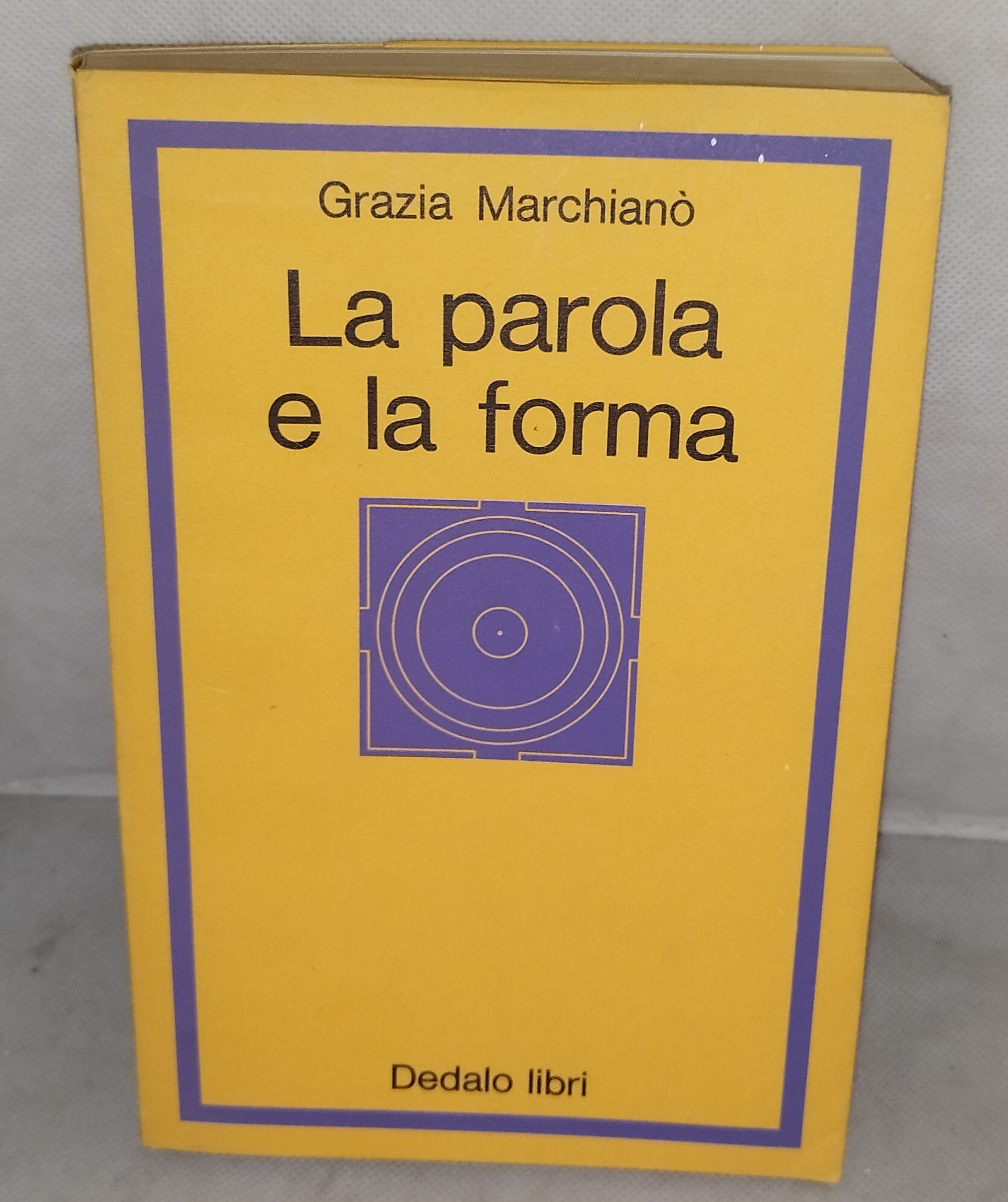 la parola e la forma grazia marchianò