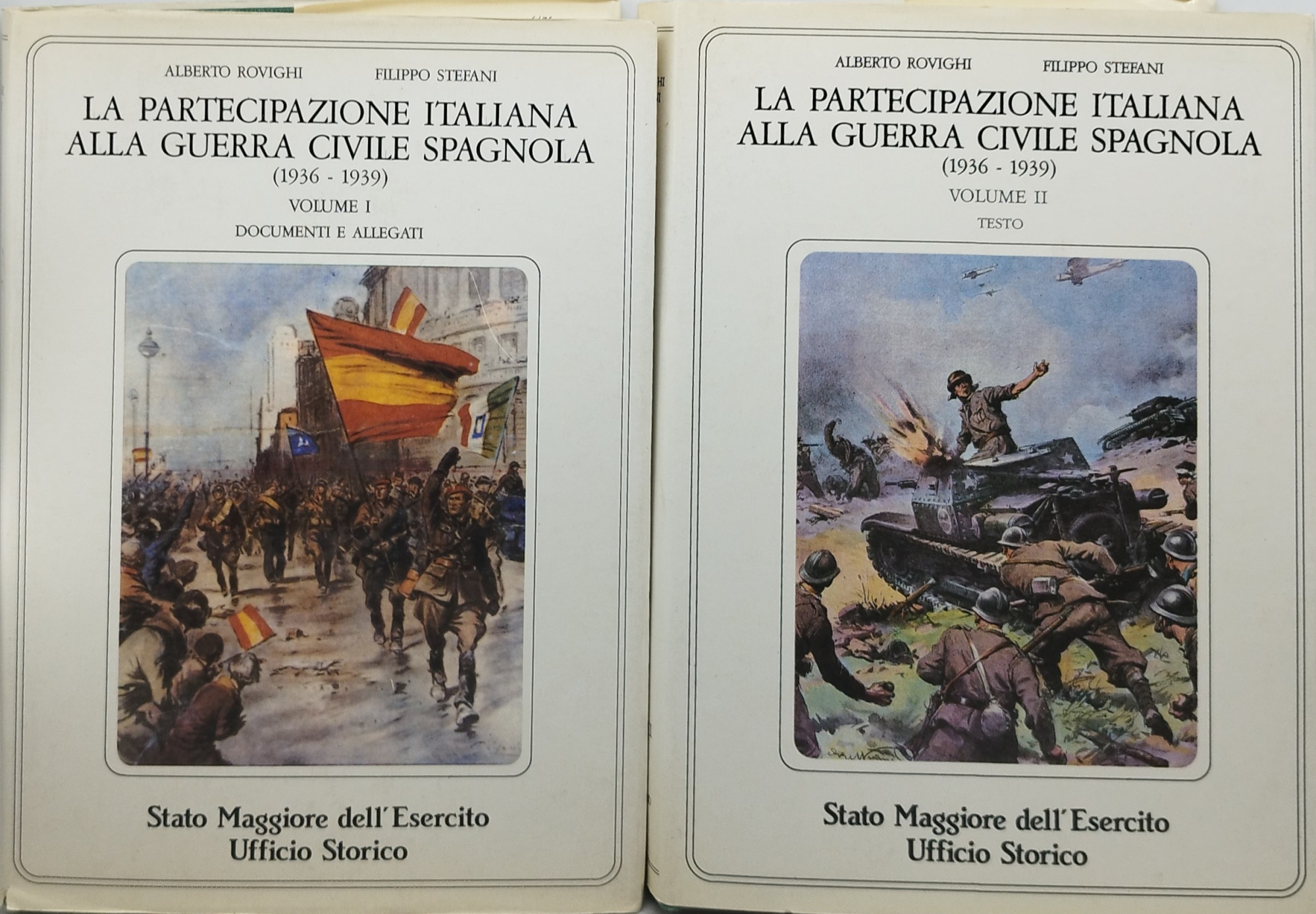 la partecipazione italiana alla guerra civile spagnola 2 volumi