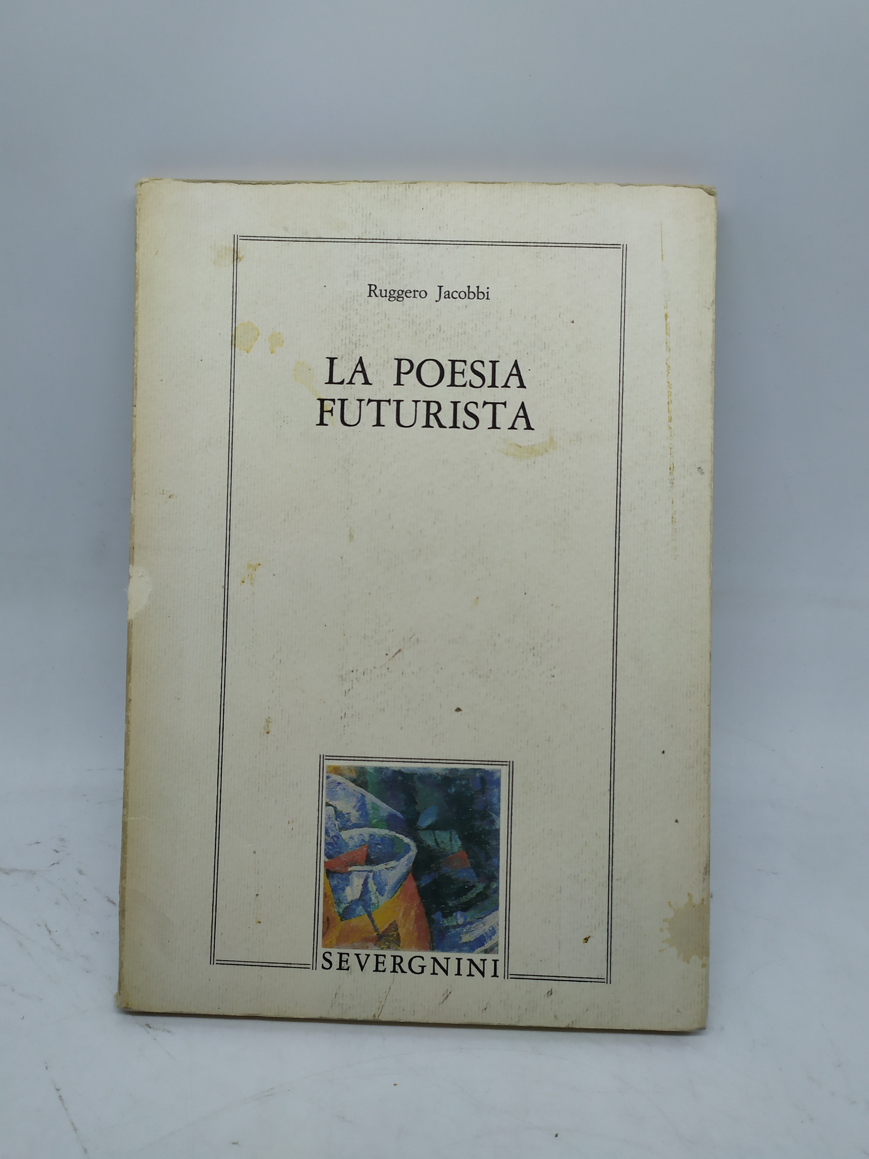 la poesia futurista ruggero jacobbi severgnini 1987