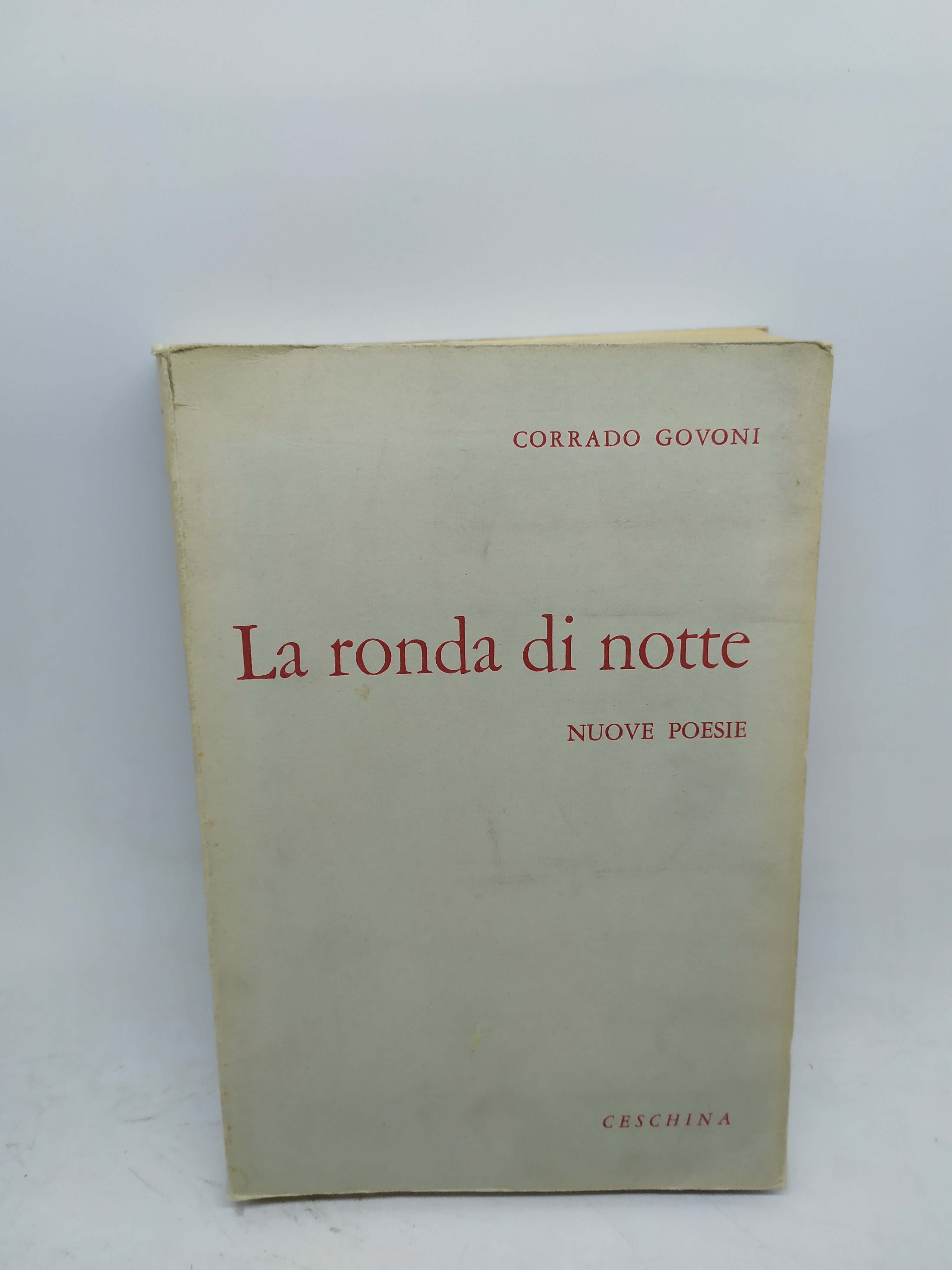 la ronda di notte nuove poesie corrado govoni