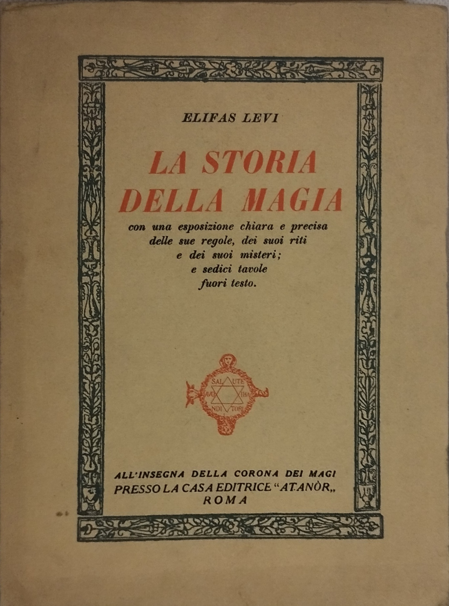 la storia della magia elifas levi