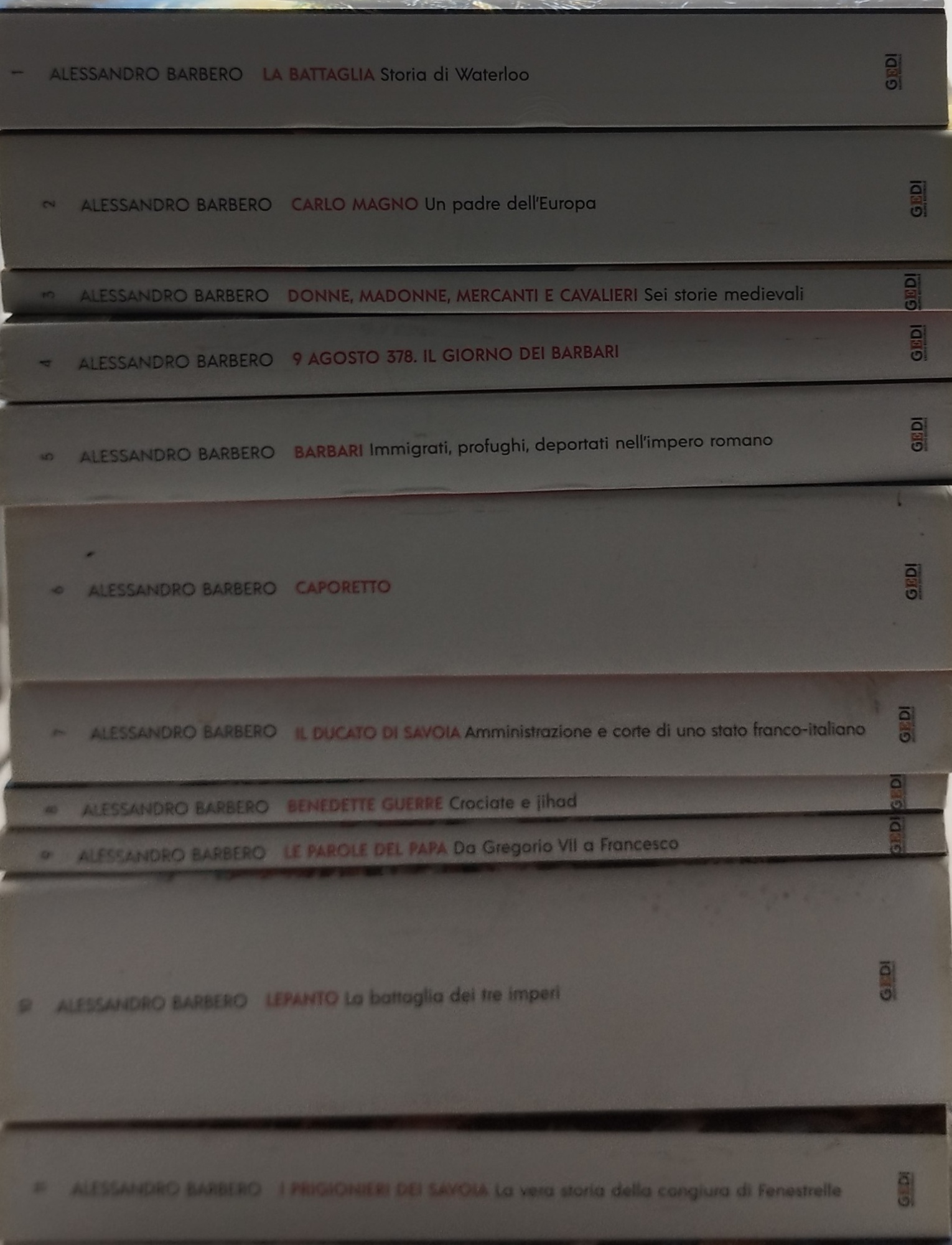 la storia raccontata da alessandro barbero gedi