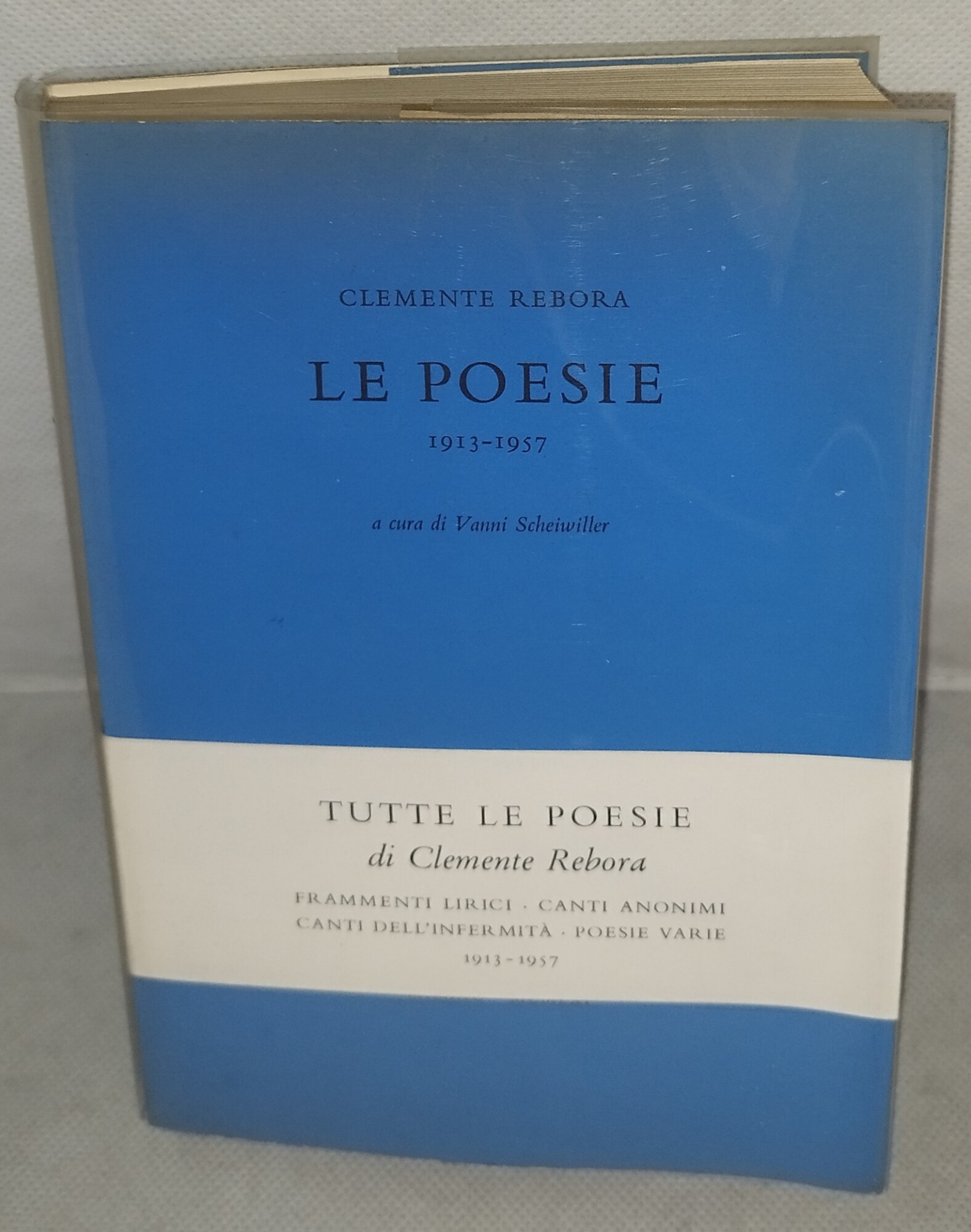 le poesie 1913-1957 clemente rebora all'isegna del pesce d'oro