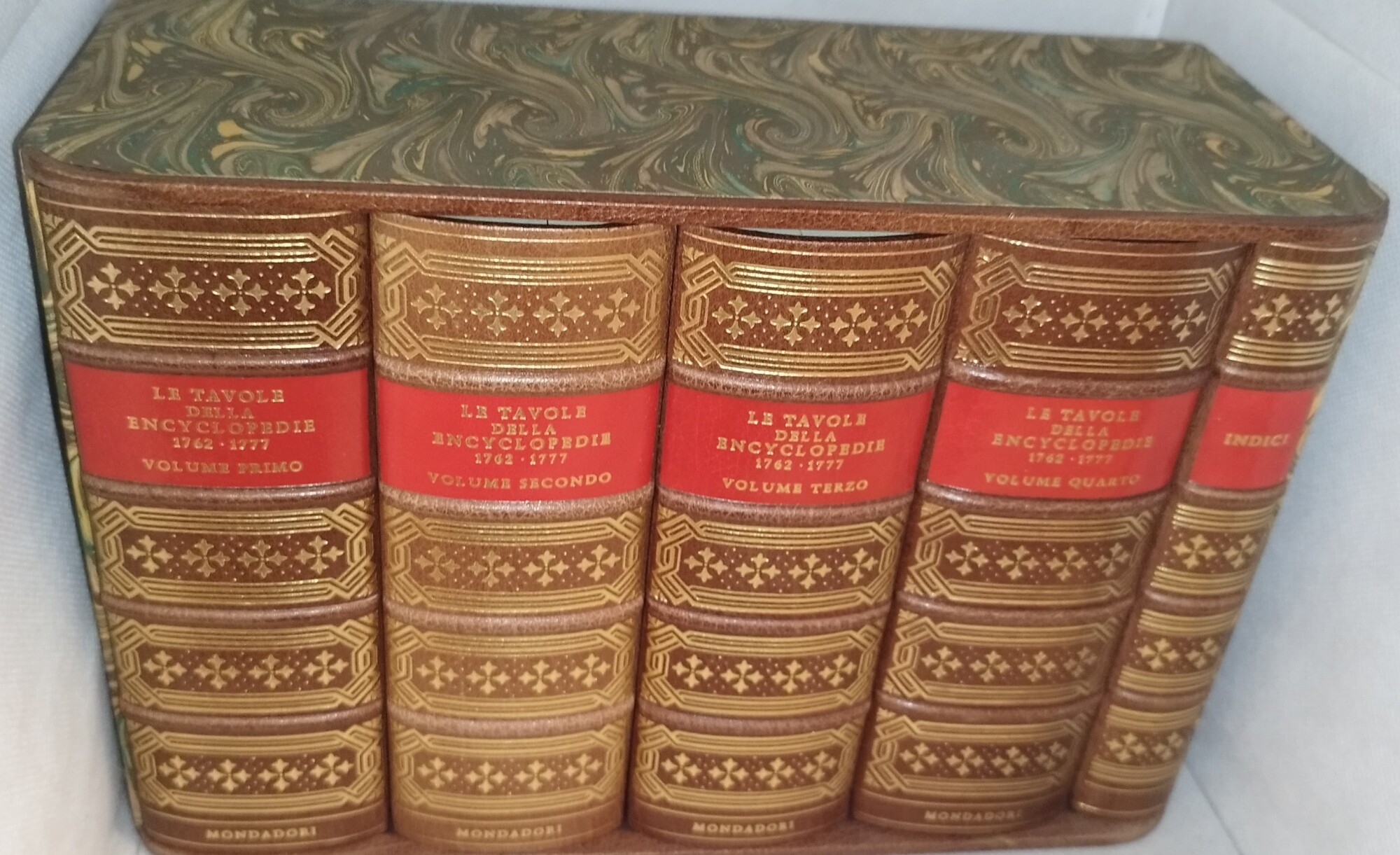 le tavole della encyclopedie 1762-1777 edz numerata 5 volumi 1977
