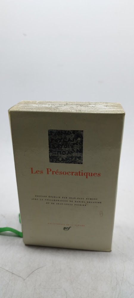 les prèsocratiques