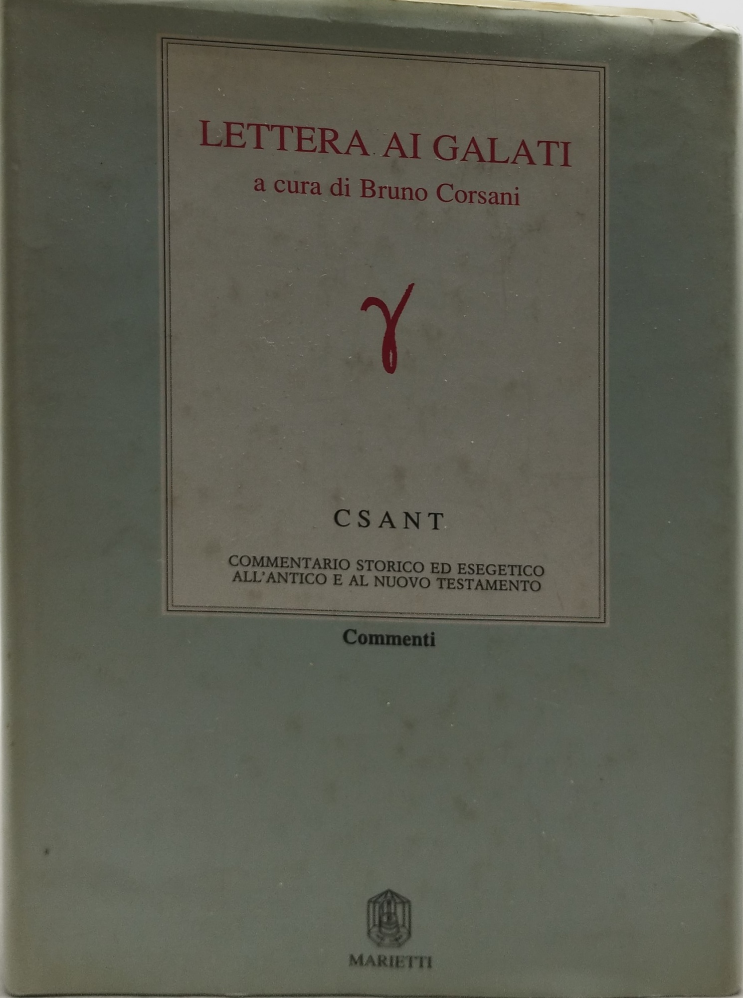 lettere ai galati bruno corsani