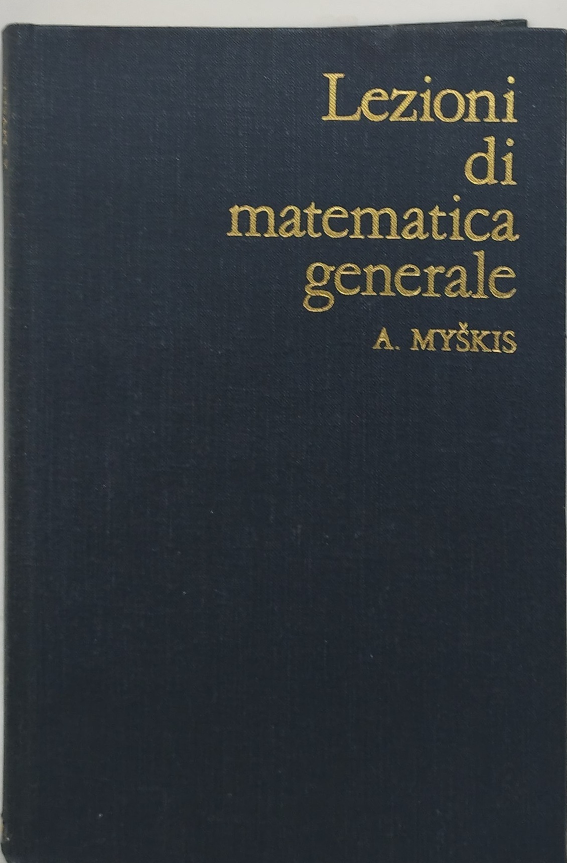 lezioni di matematica generale a myskis