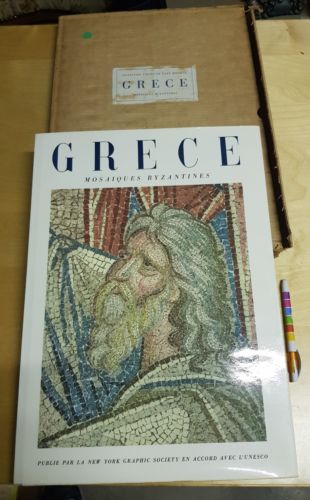 libro arte GRECE MOSAIQUES BYZANTINES COLLECTION UNESCO DE L'ART MINDIAL