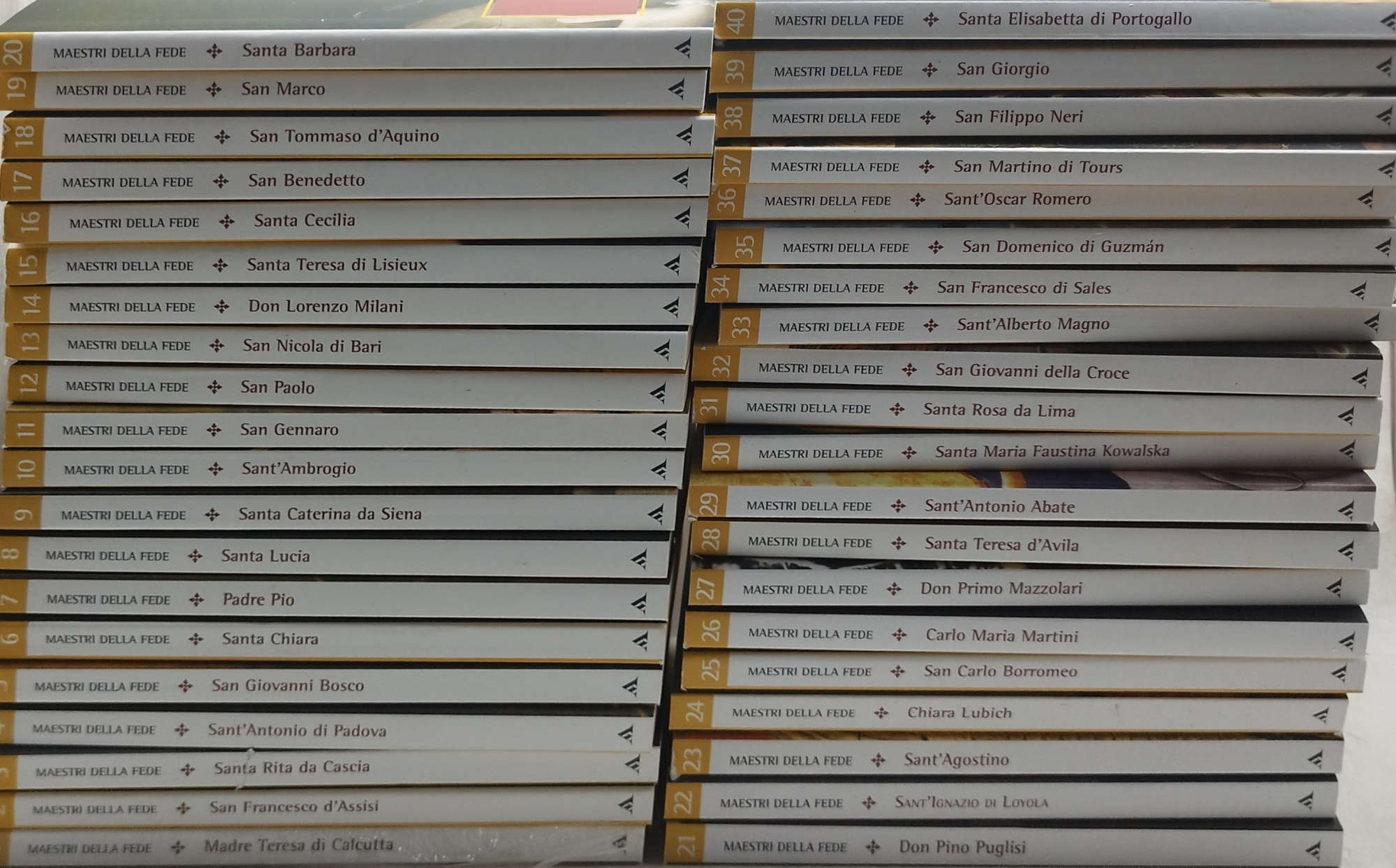 maestri della fede i grandi protagonisti del cristianesimo 40 volumi …