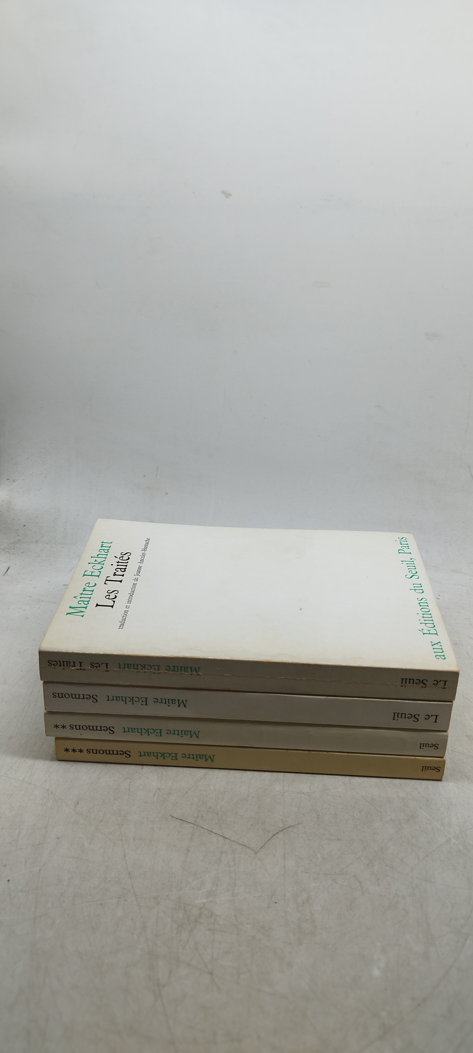 maìtre eckhart sermons + les traitès 4 volumi