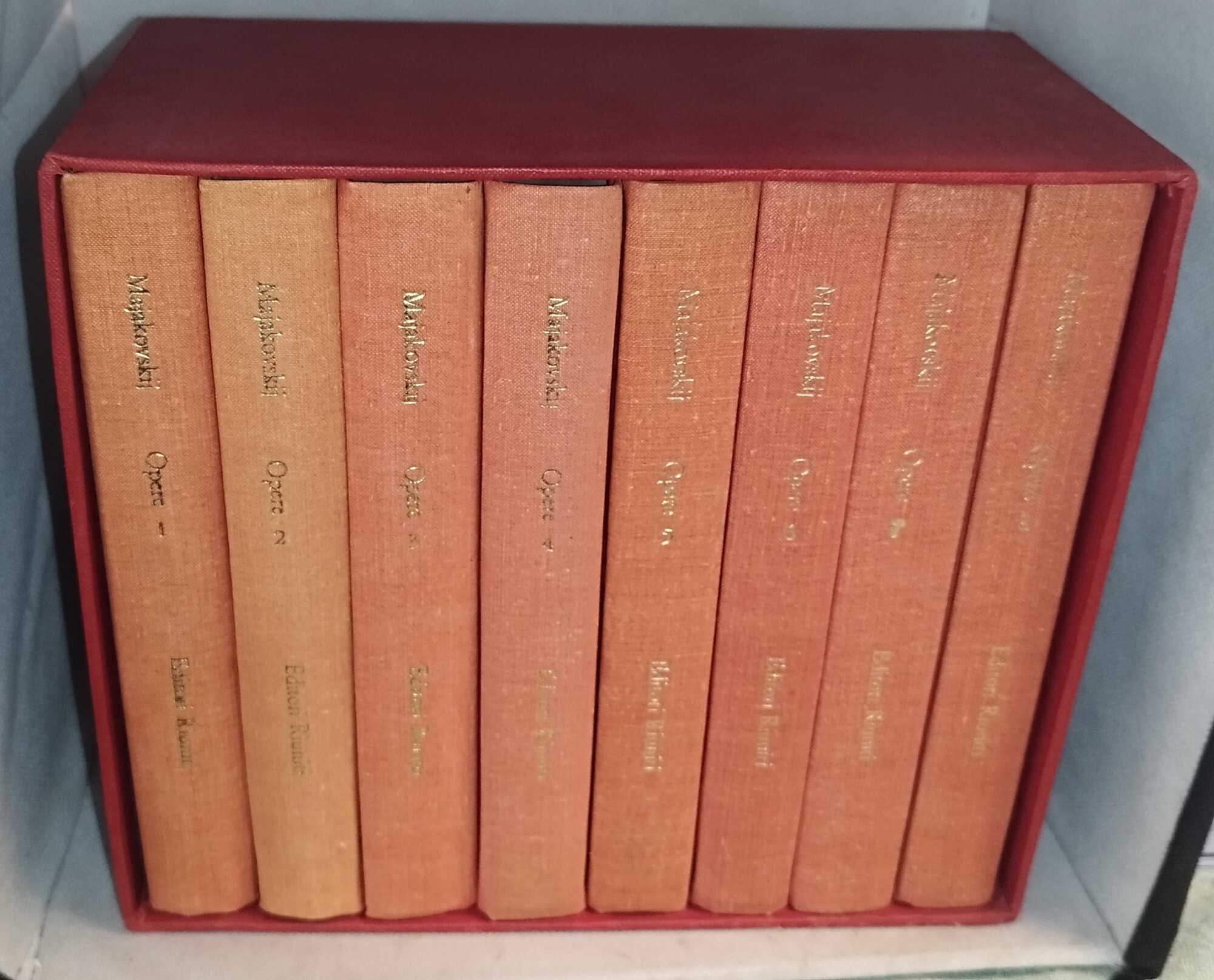 majakovskij opere complete 8 volumi cofanetto riuniti