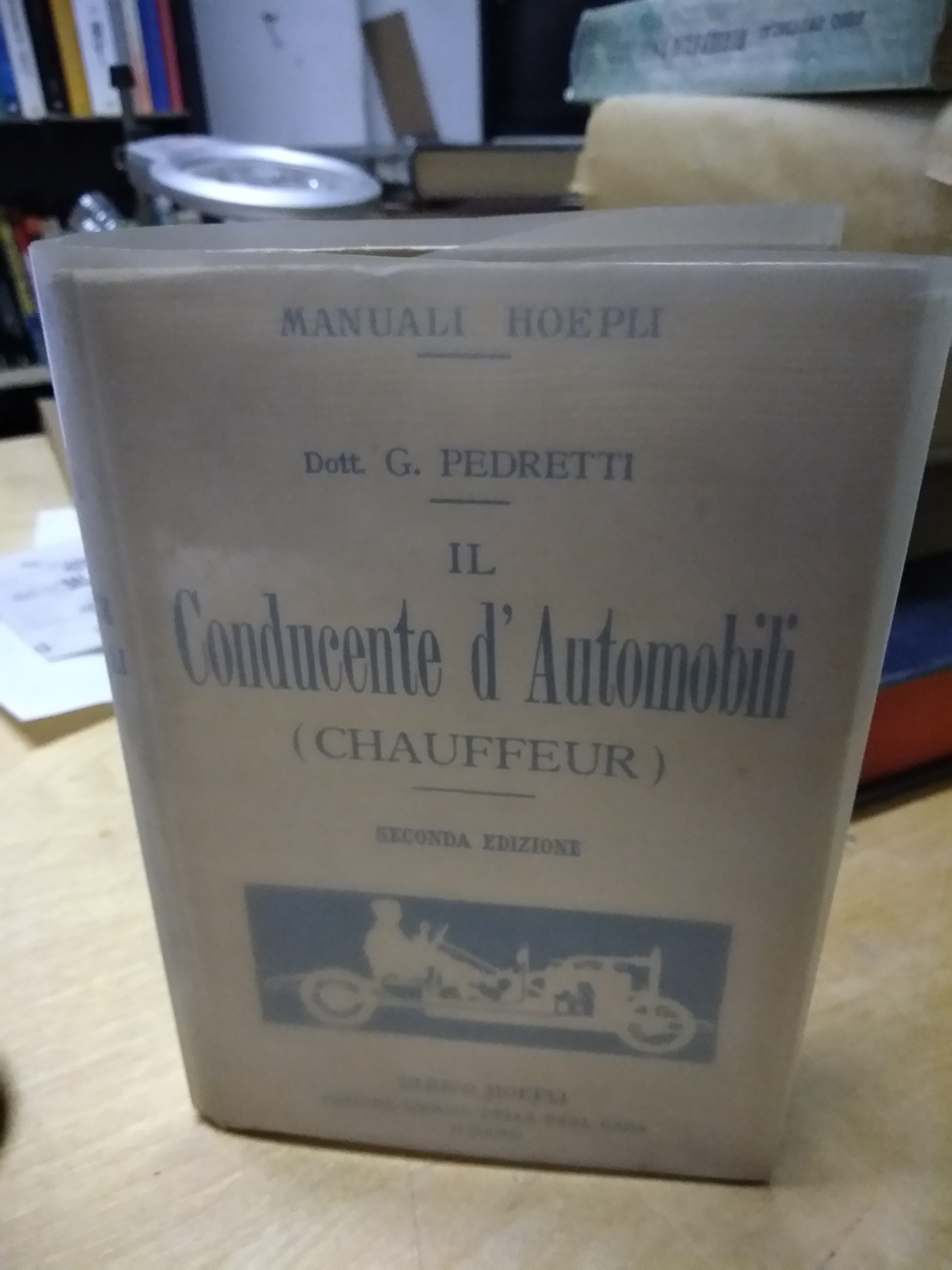 manuale conducente d'automobili chauffeur seconda edizione hoepli 1925