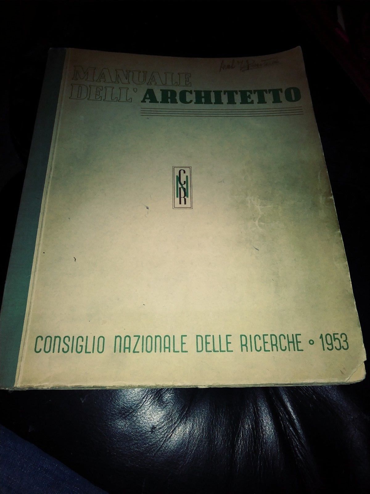 manuale dell'architettura consiglio nazionale e delle ricerche 1953