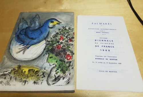 MARC CHAGALL BIENNALE DE PEINTURE DE FRANCE 1968 VILLE DE …