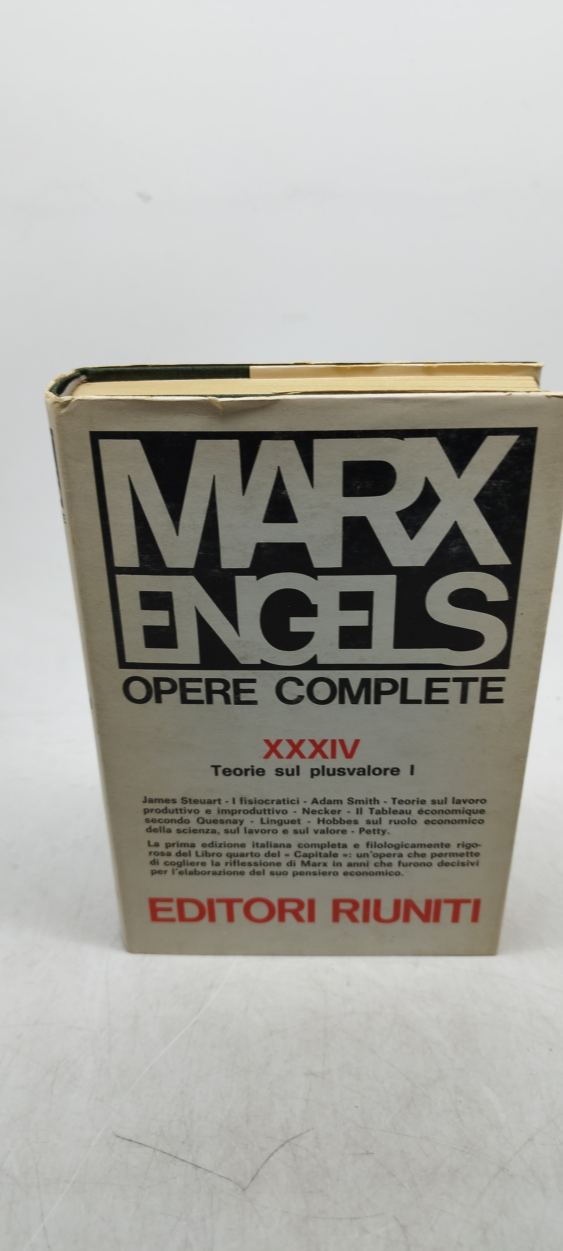 marx engels opere complete XXXIV editore riuniti
