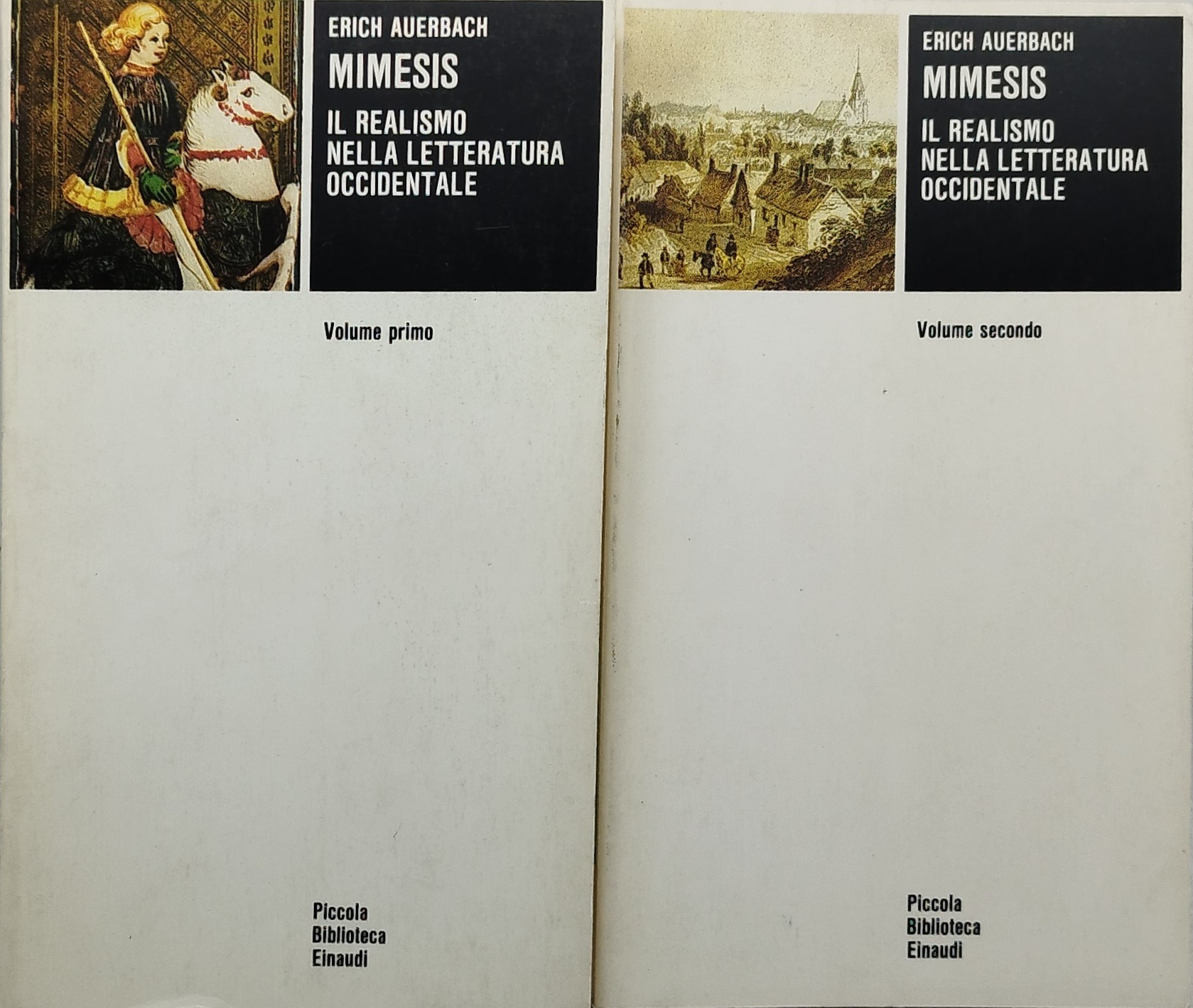 mimesis il realismo nella letteratura occidentale 2 volumi einaudi