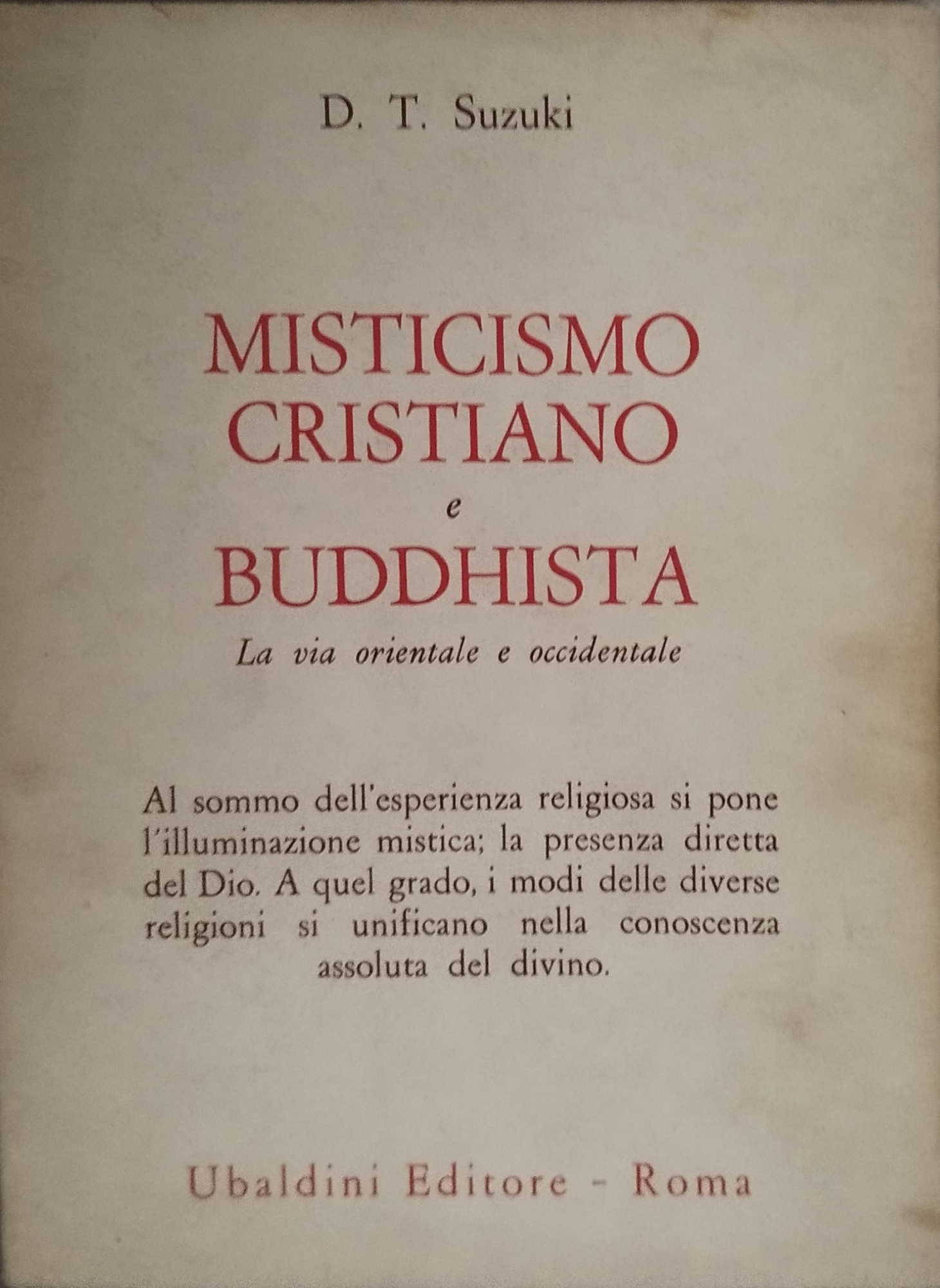 mistricismo cristiano e buddhista la via orientale e occidentale