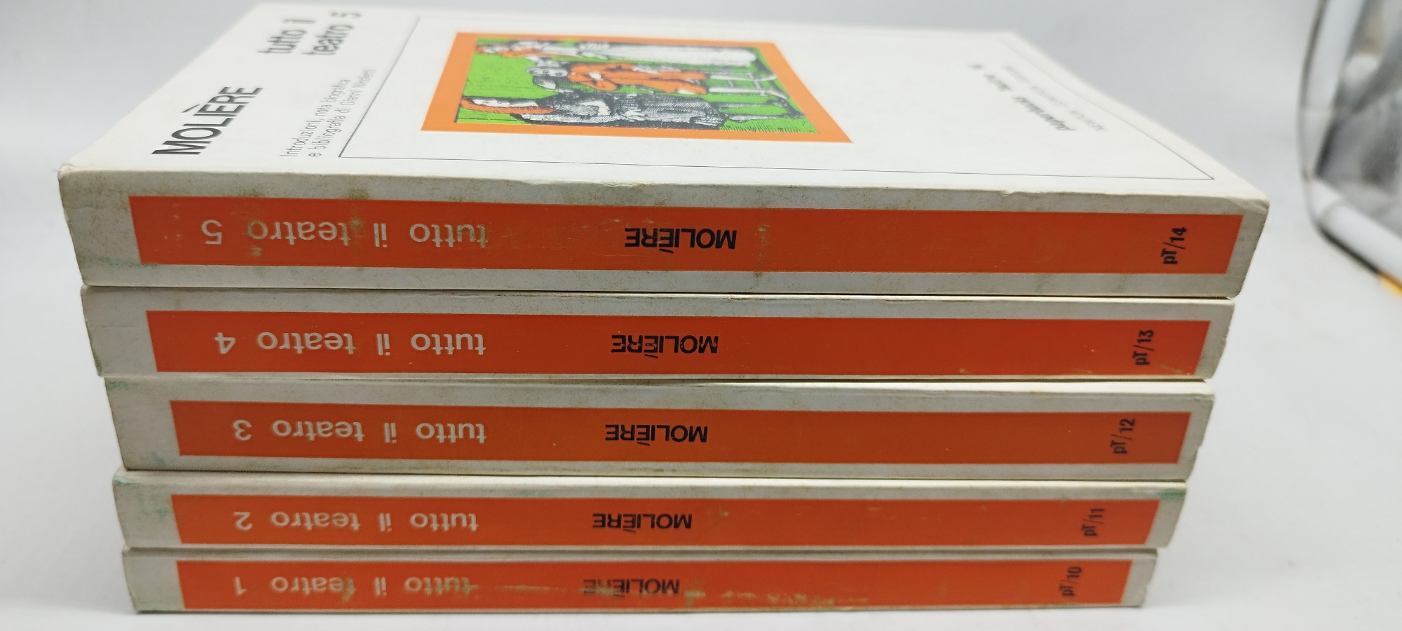 molière tutto il teatro 5 volumi