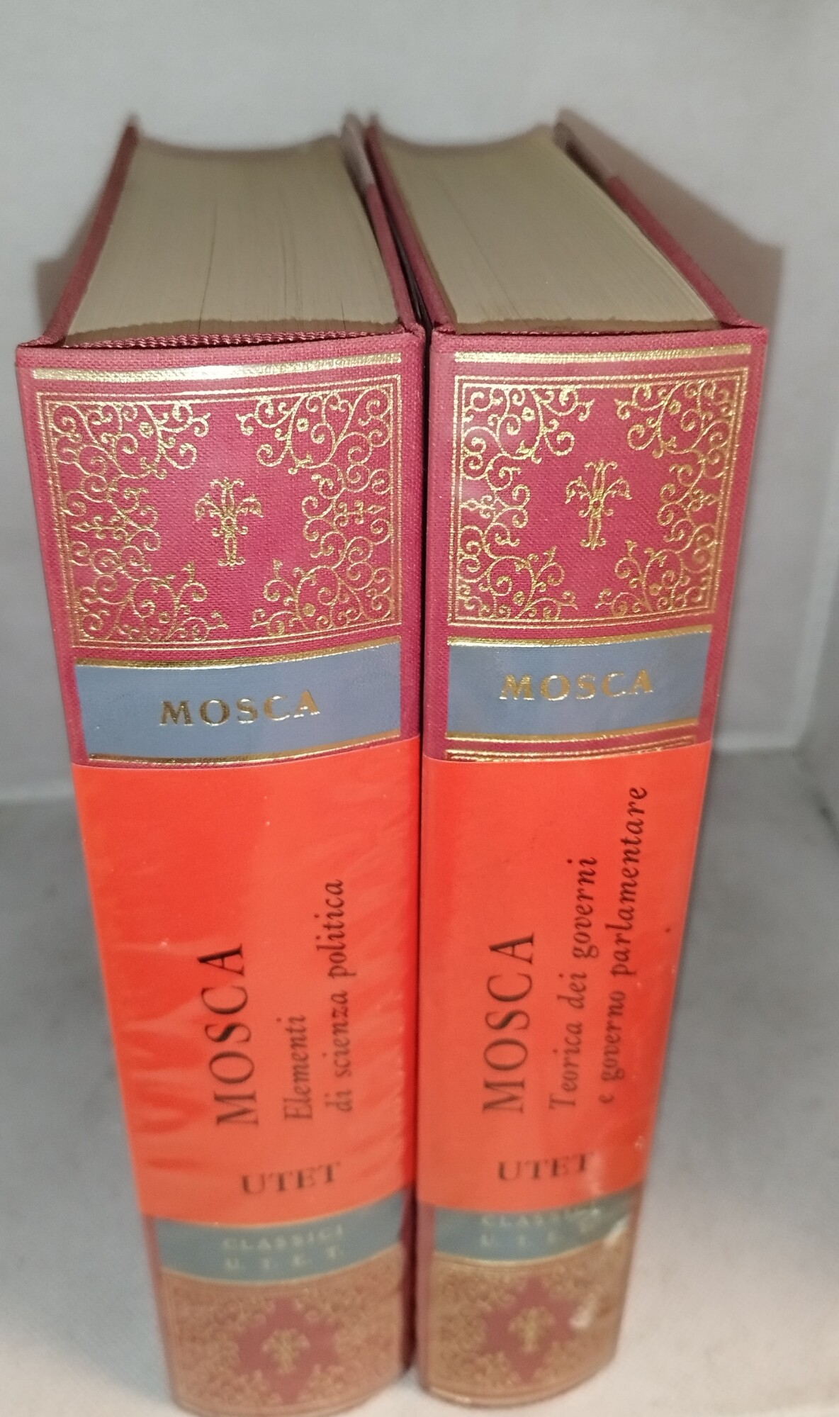 mosca scritti e politici classci utet 2 volumi