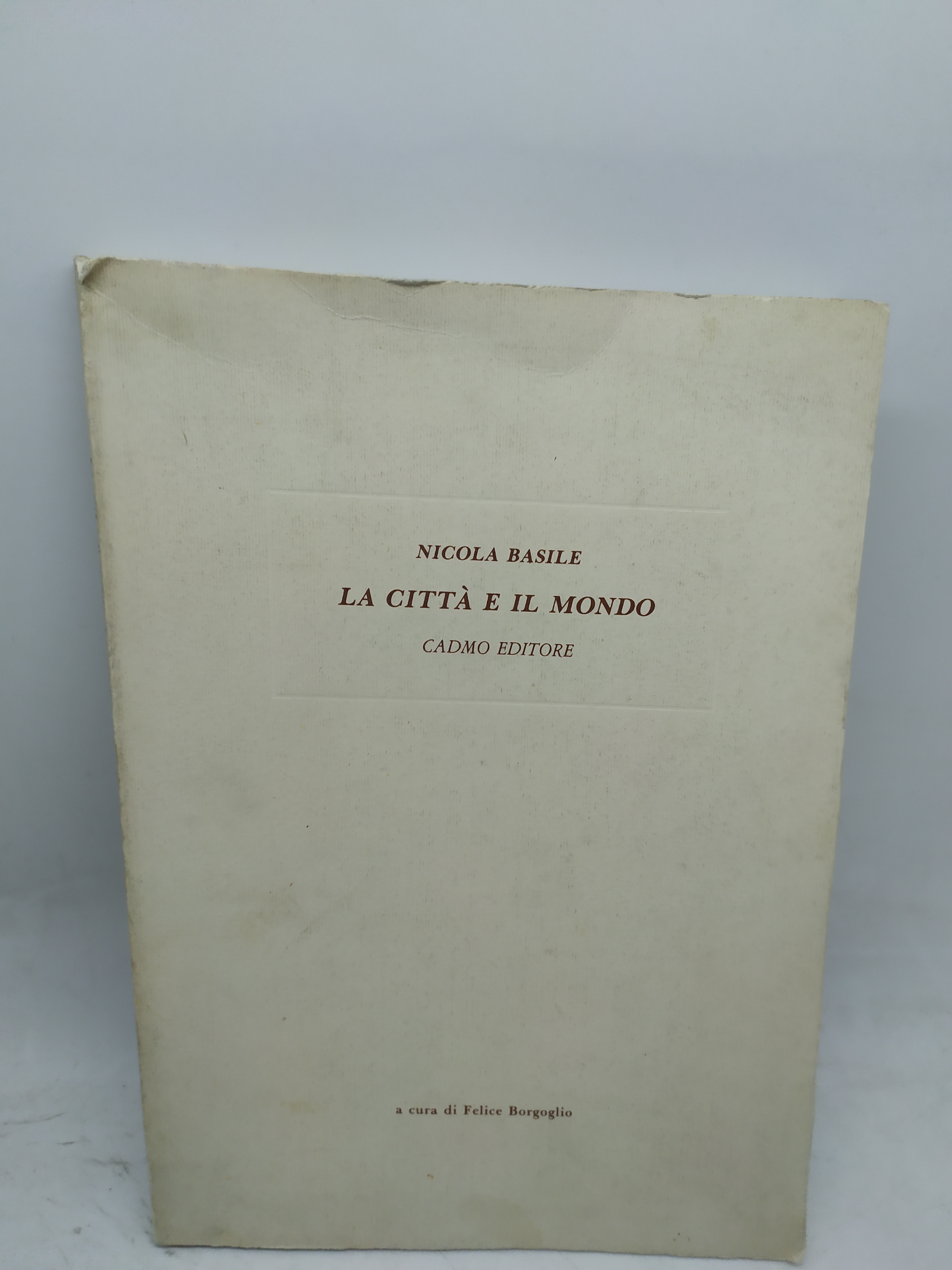 nicola basile la città e il mondo