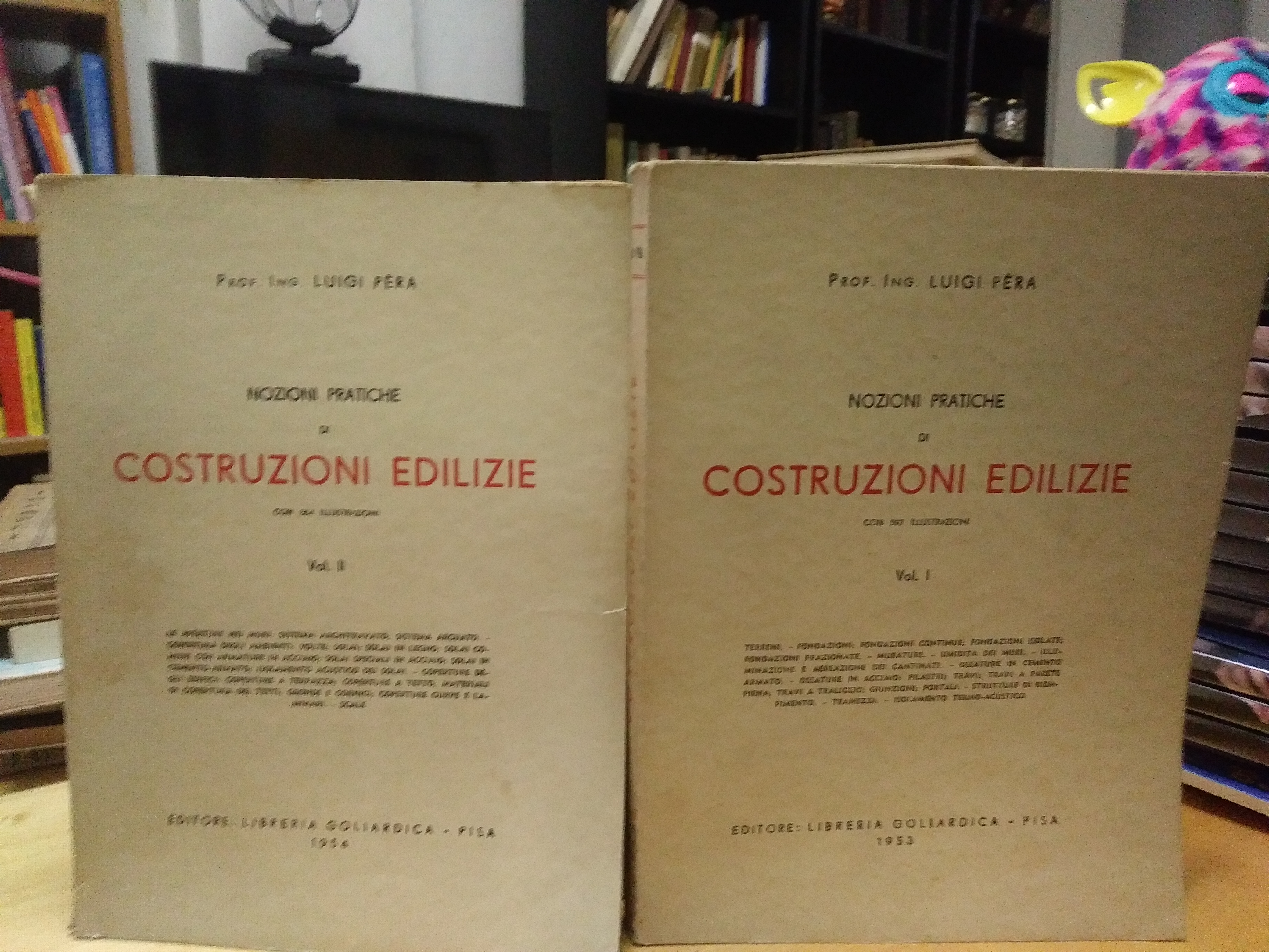 nozioni pratiche di costruzioni edilizie 2 volumi prof.ing. luigi pera