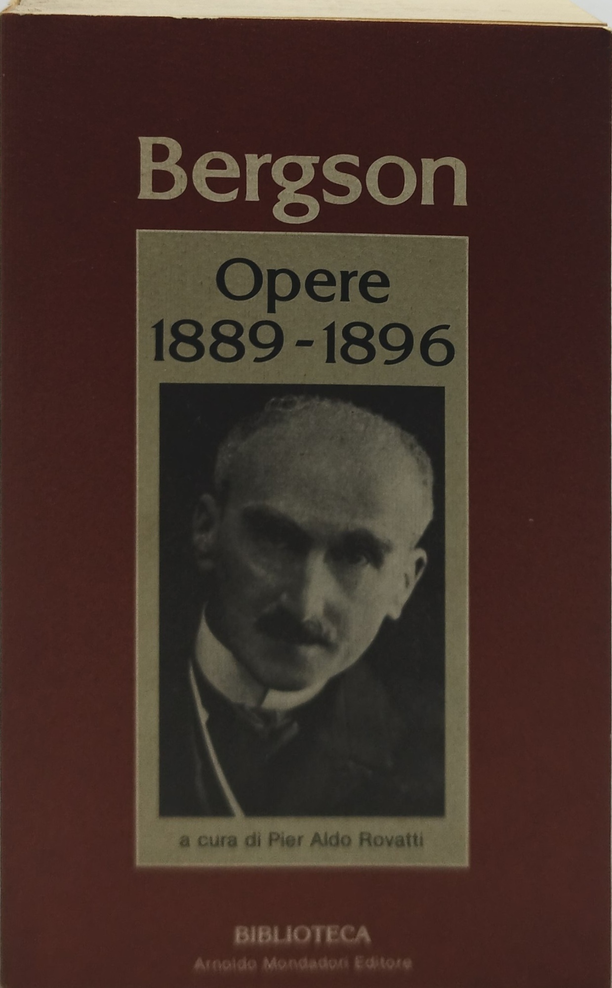 opere 1889 1896 bergson