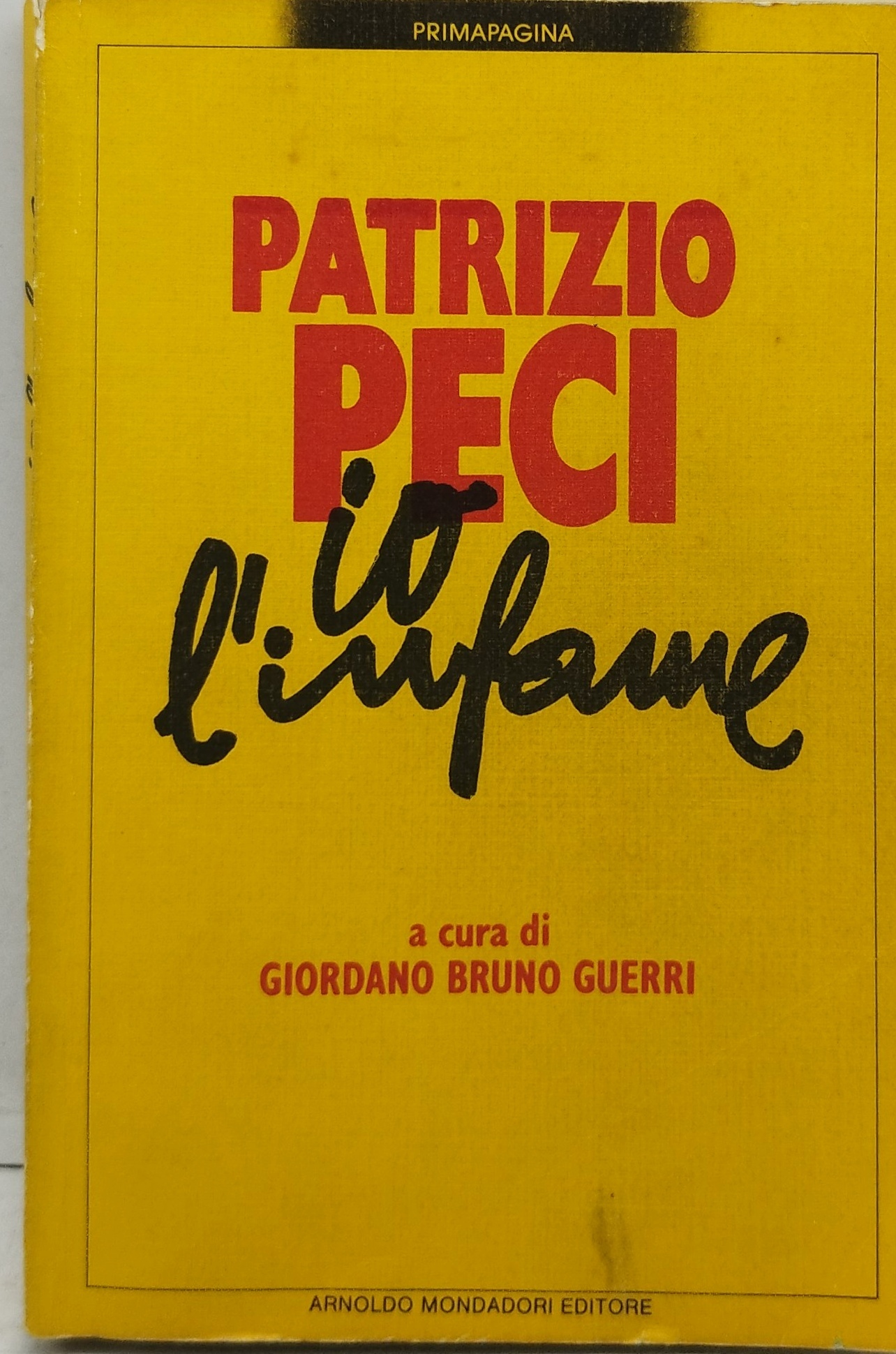 paatrizio peci io l'infame giordano bruno guerri