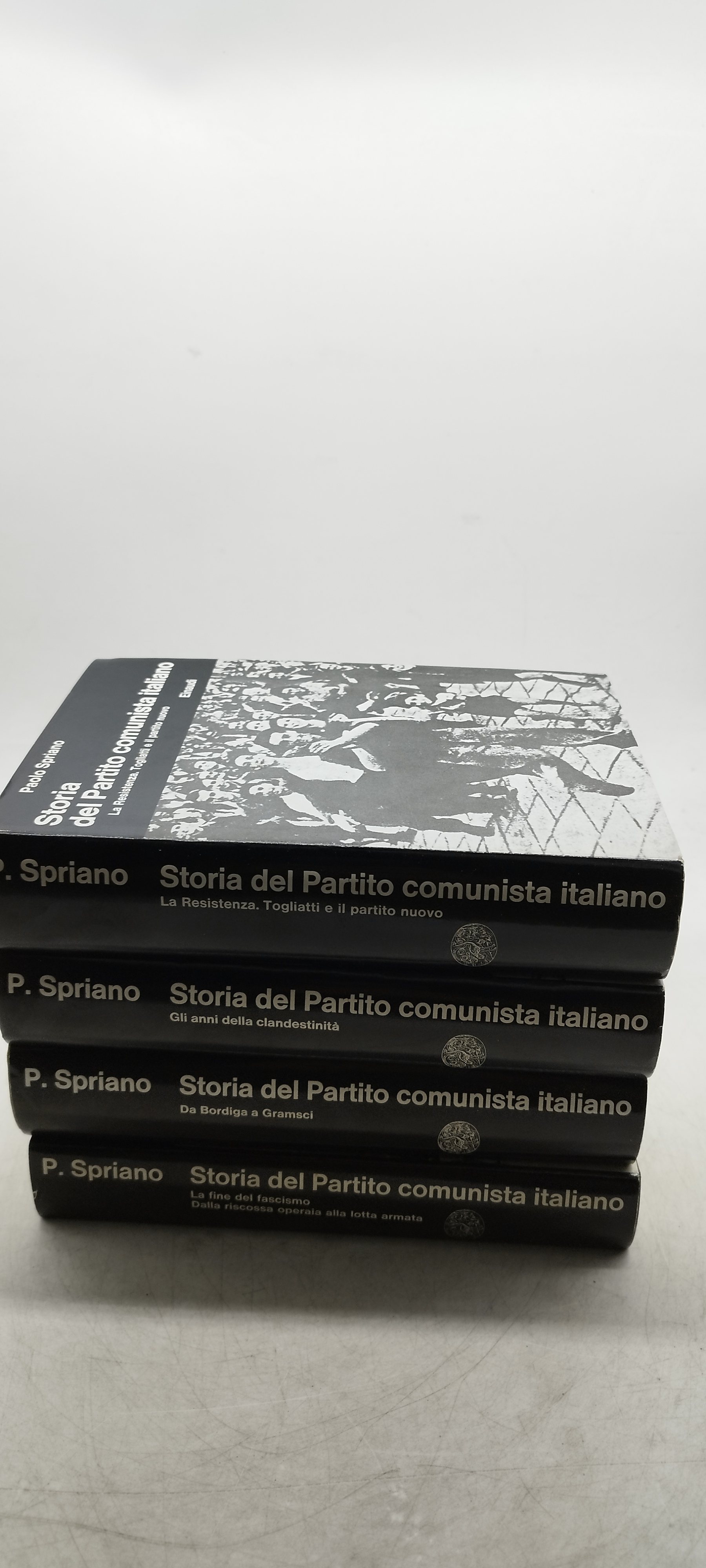 paolo spriano storia del partito comunista italiano 4 volumi einaudi