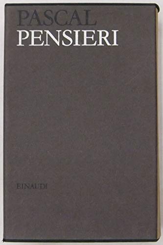 Pensieri. Traduzione introduzione e note di Paolo Serini