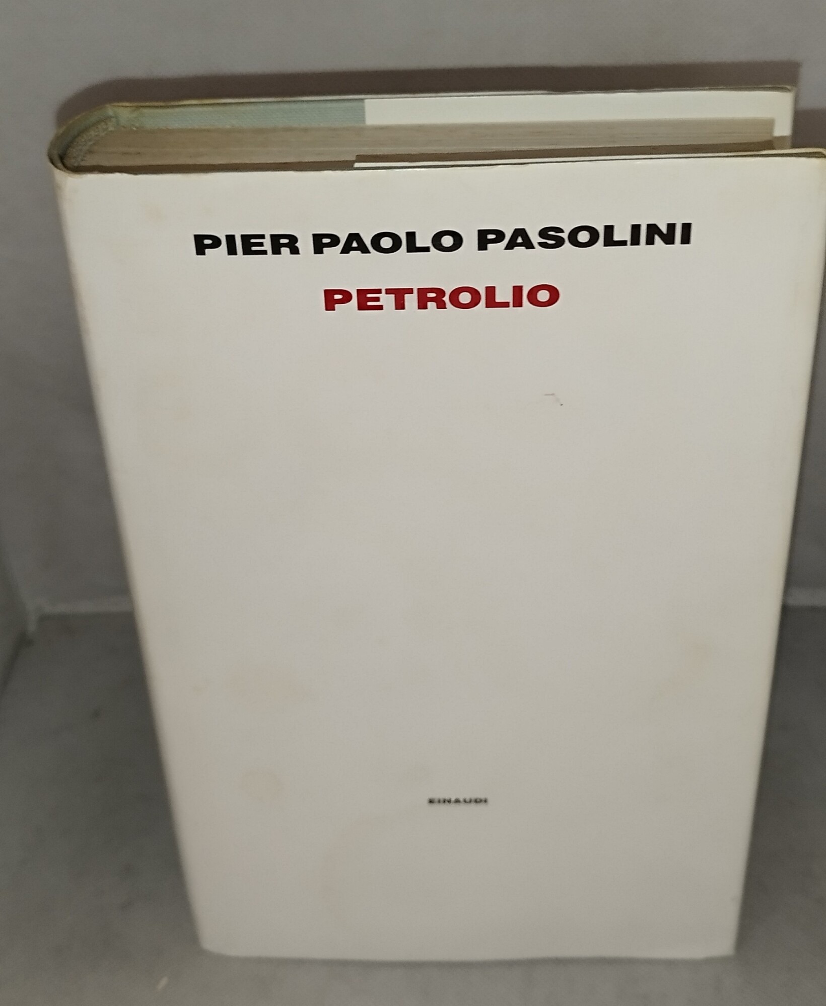 pier paolo pasolini petrolio einaudi