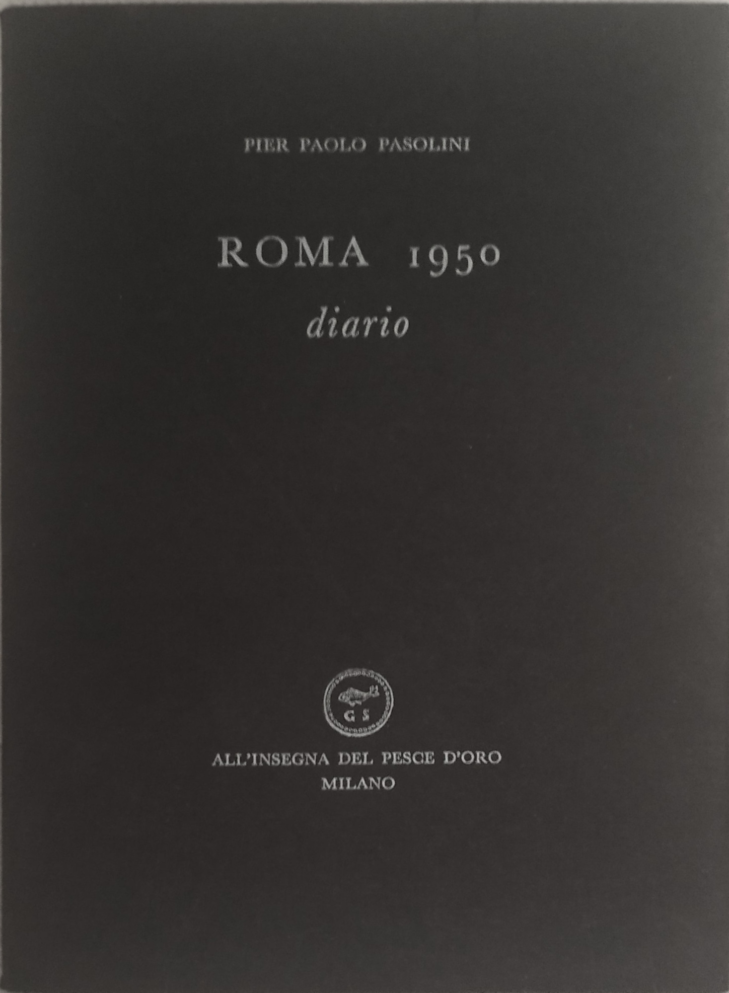 pier paolo pasolini roma 1950 diario