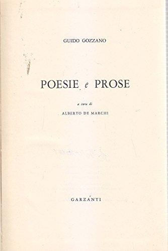 POESIE E PROSE