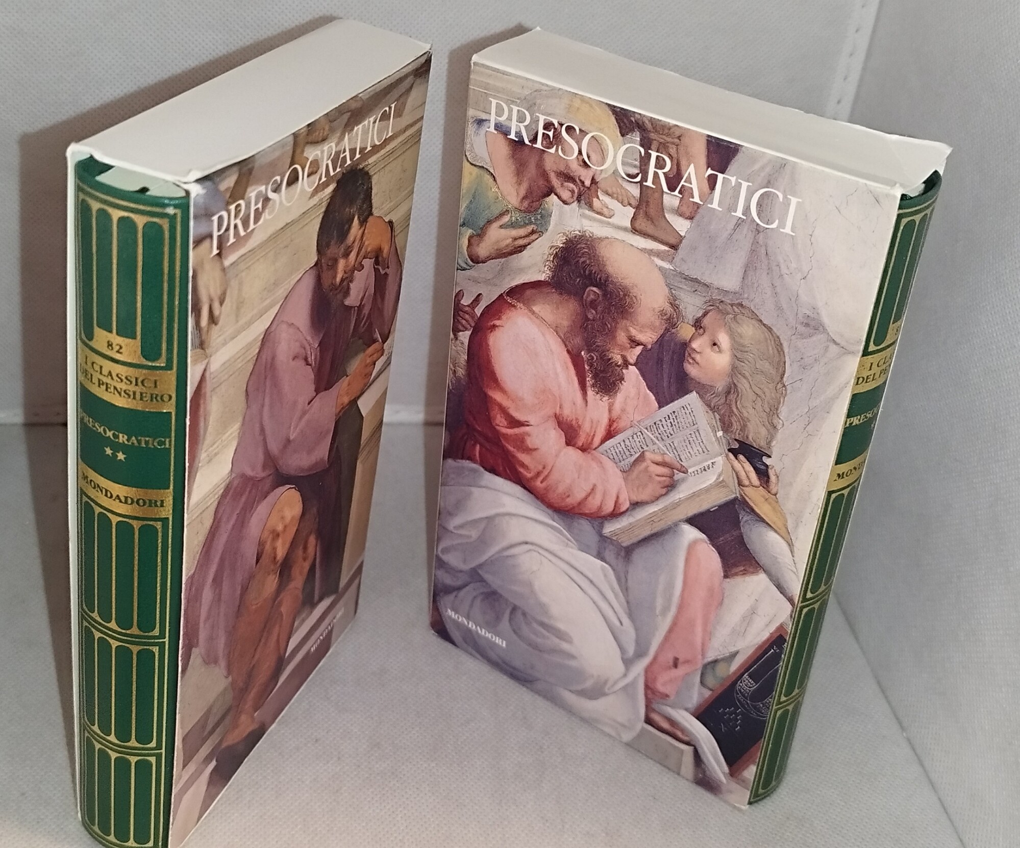 presocratici i classici del pensiero 2 volumi
