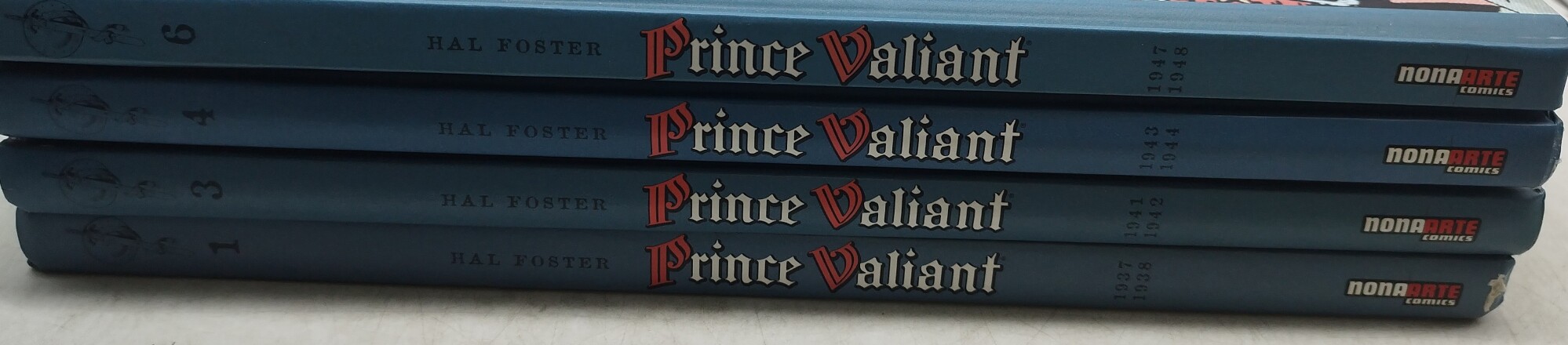 prince valiant volume 1-3-4-6 nona arte comics