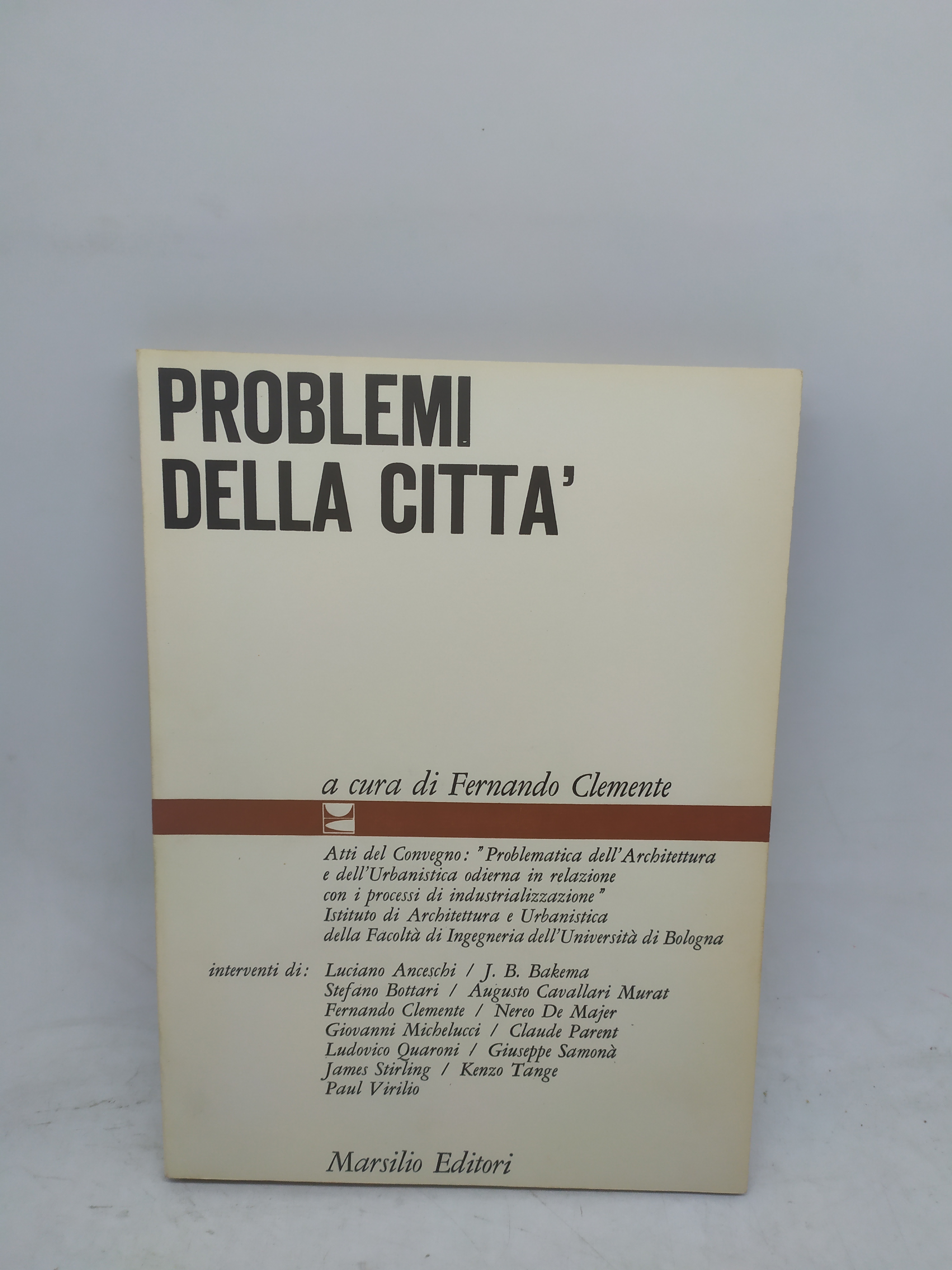 problemi della città fernando clemente marsilio editore