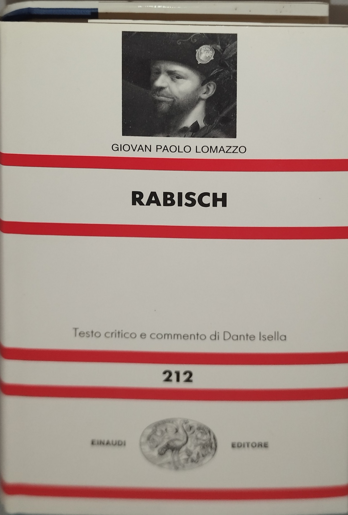 rabisch giovan paolo lomazzo einaudi 1993