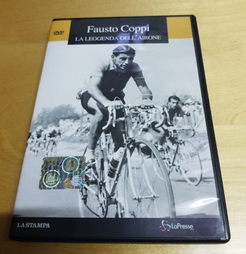 RARO DVD FAUSTO COPPI LA LEGGENDA DELL´AIRONE LA STAMPA CICLISMO