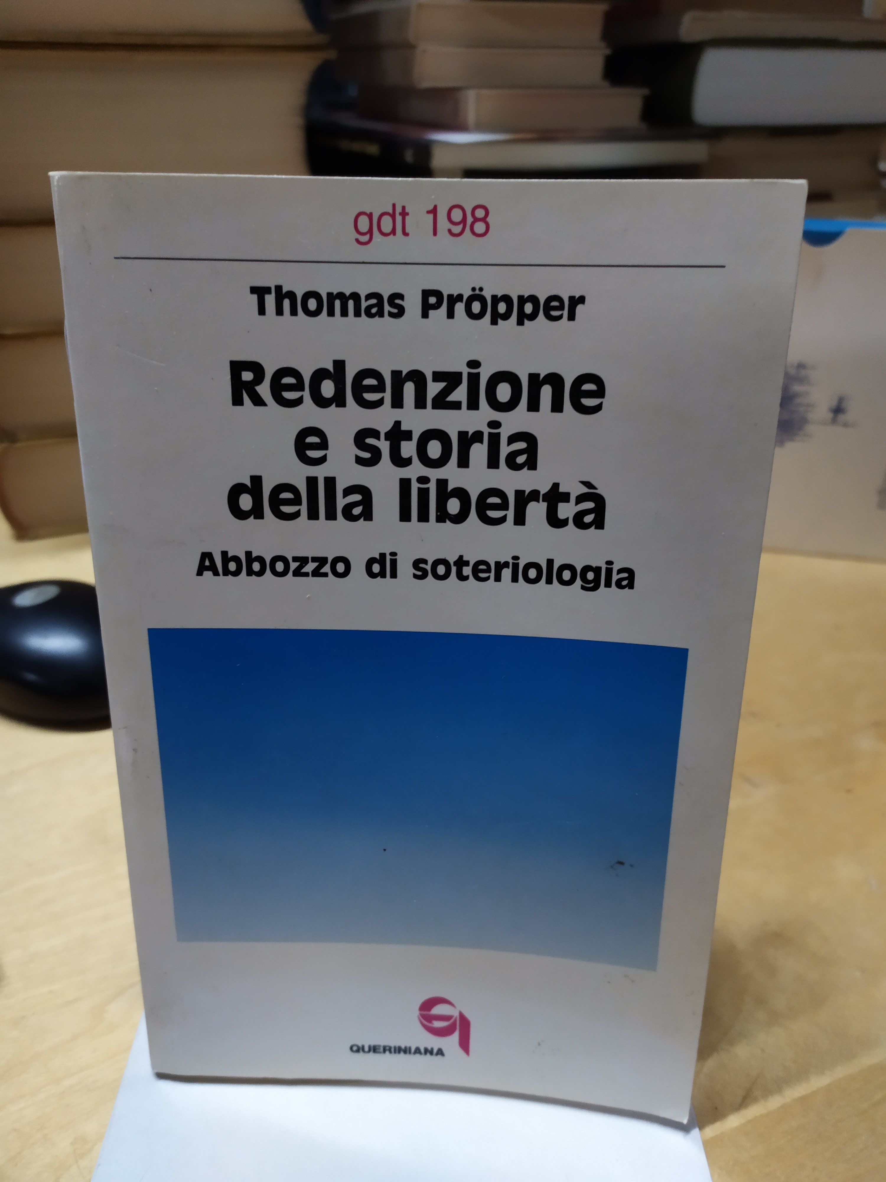 redenzione e storia della libertà abbozzo di soteriologia