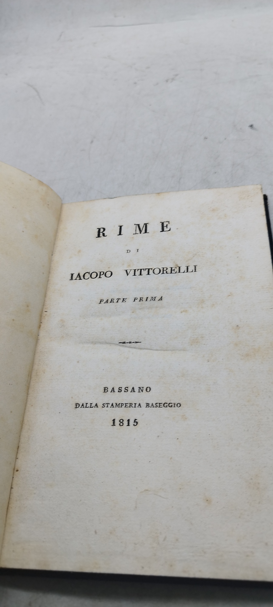 rime di iacopo vittorelli parte prima bassano dalla stamperia baseggio …