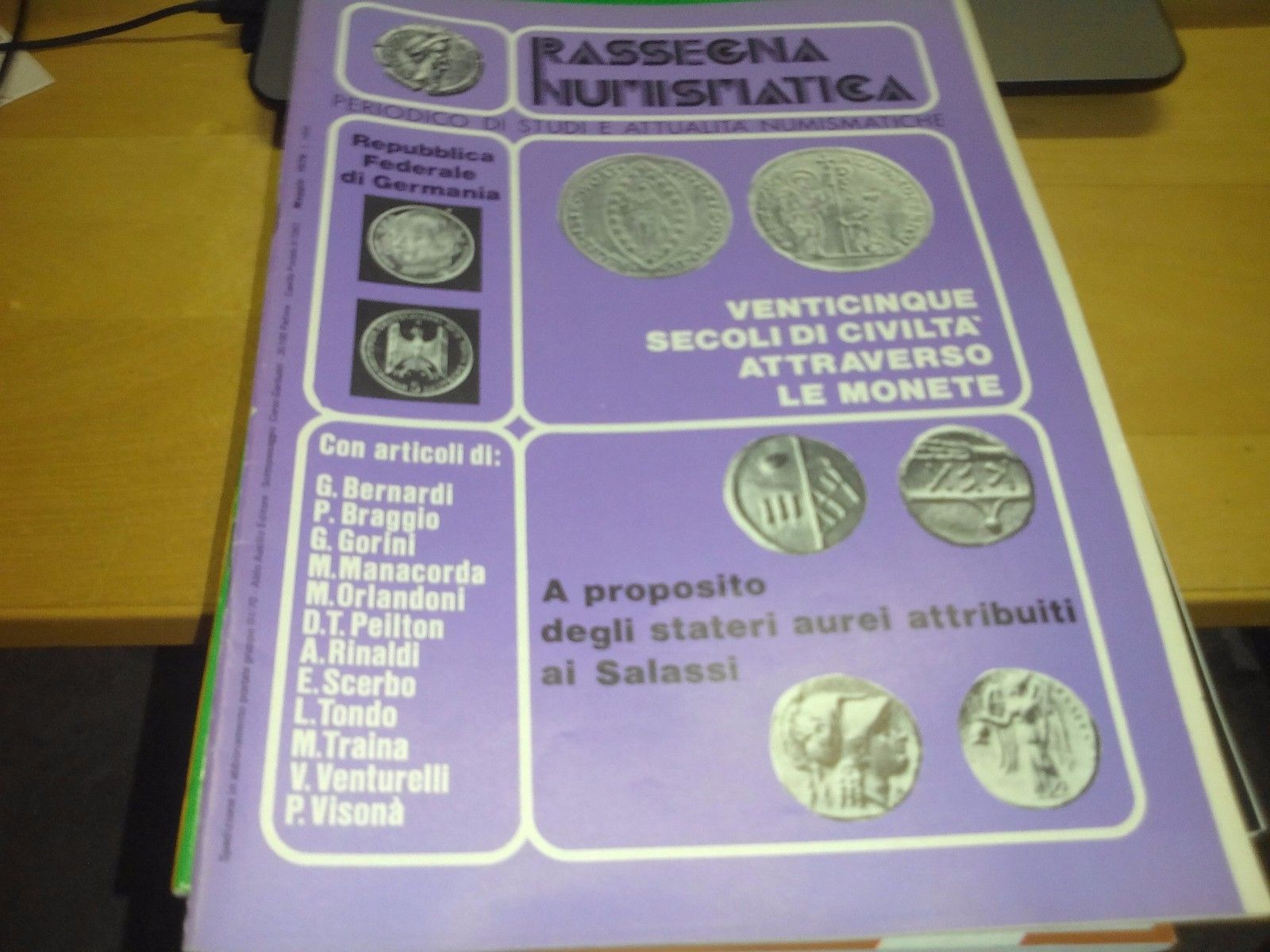 rivista rassegna numismatica maggio 78