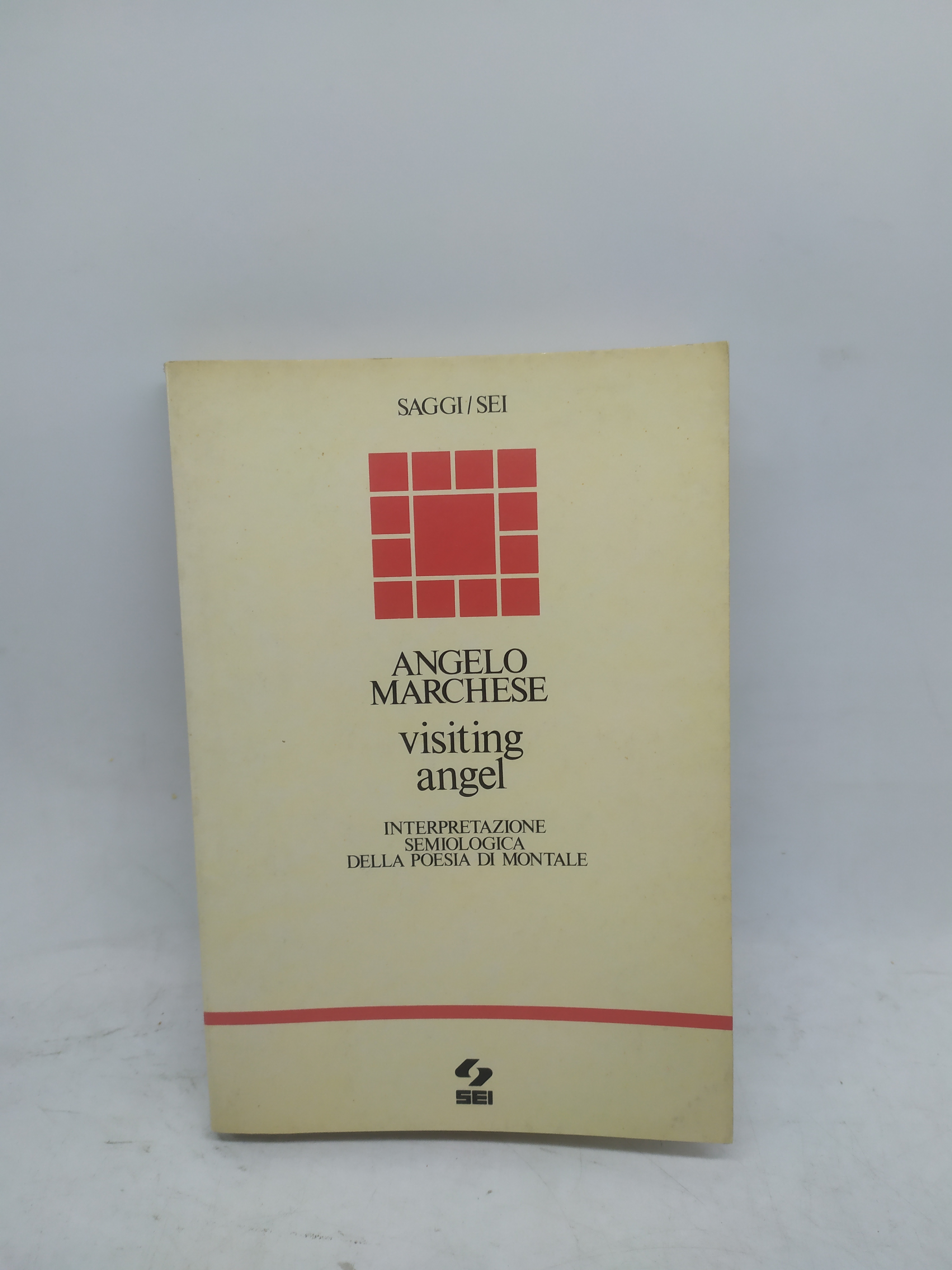 saggi sei angelo marchese interpretazione semiologica della poesia di montale