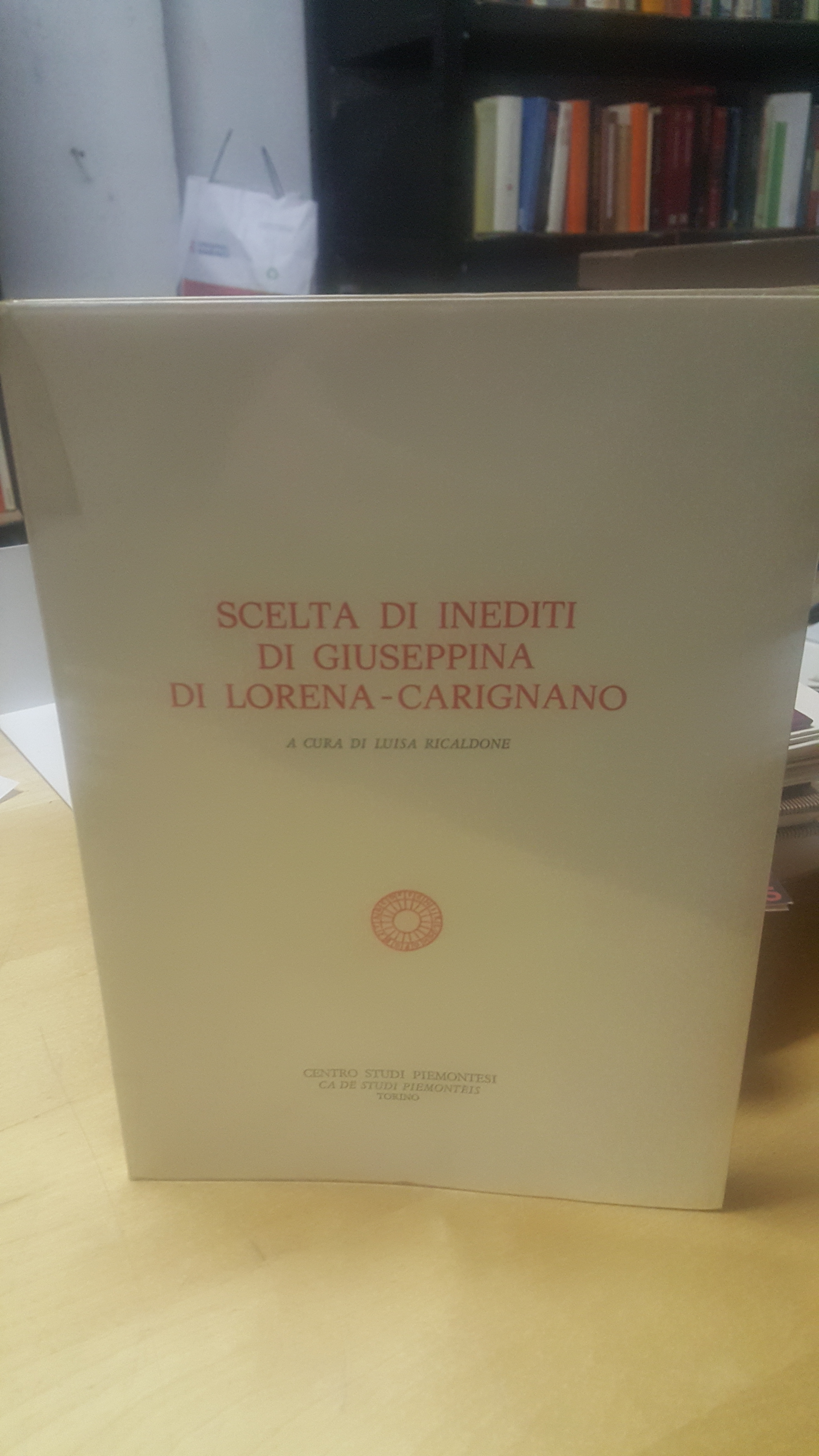 scelta di inediti di giuseppina di lorena carignano