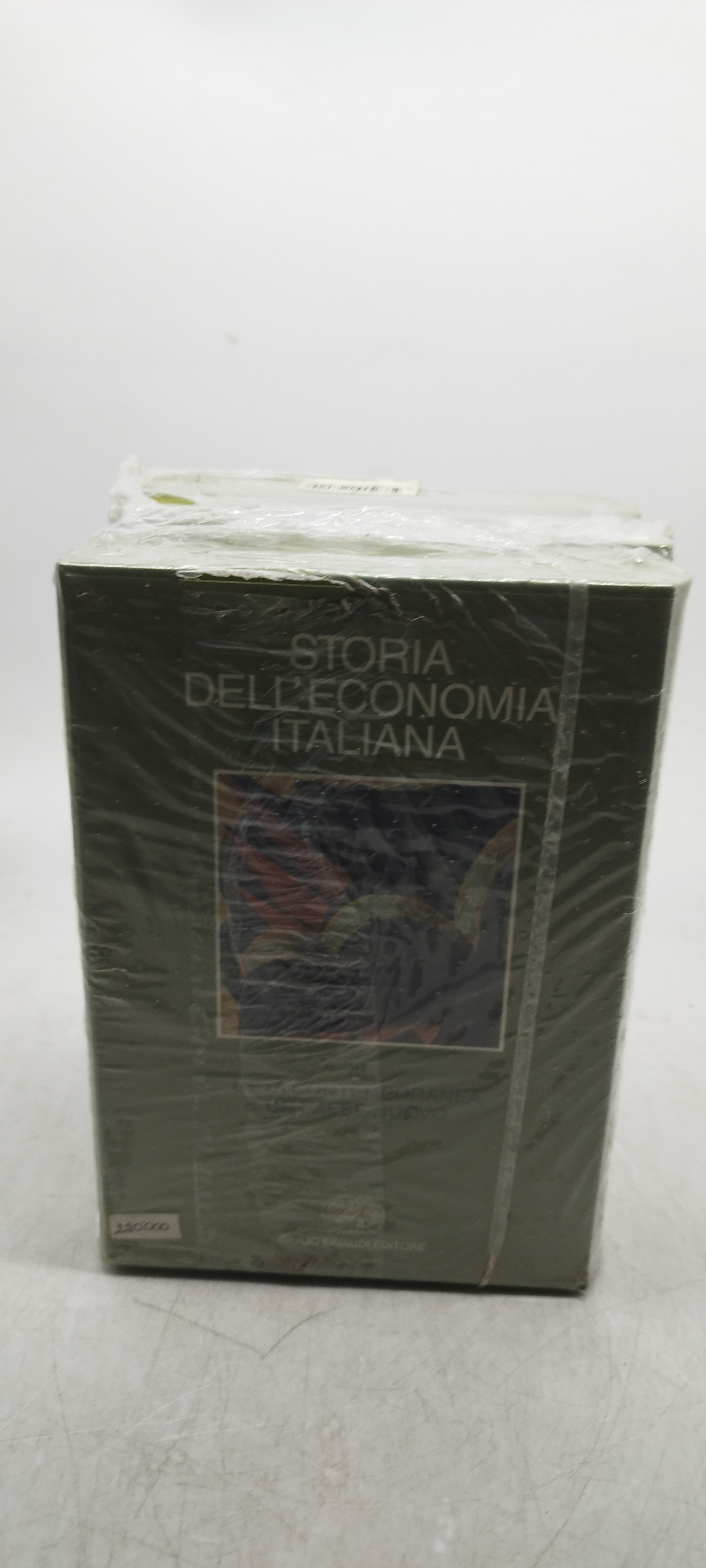storia dell'economia italiana 3 volumi einaudi con cellophane