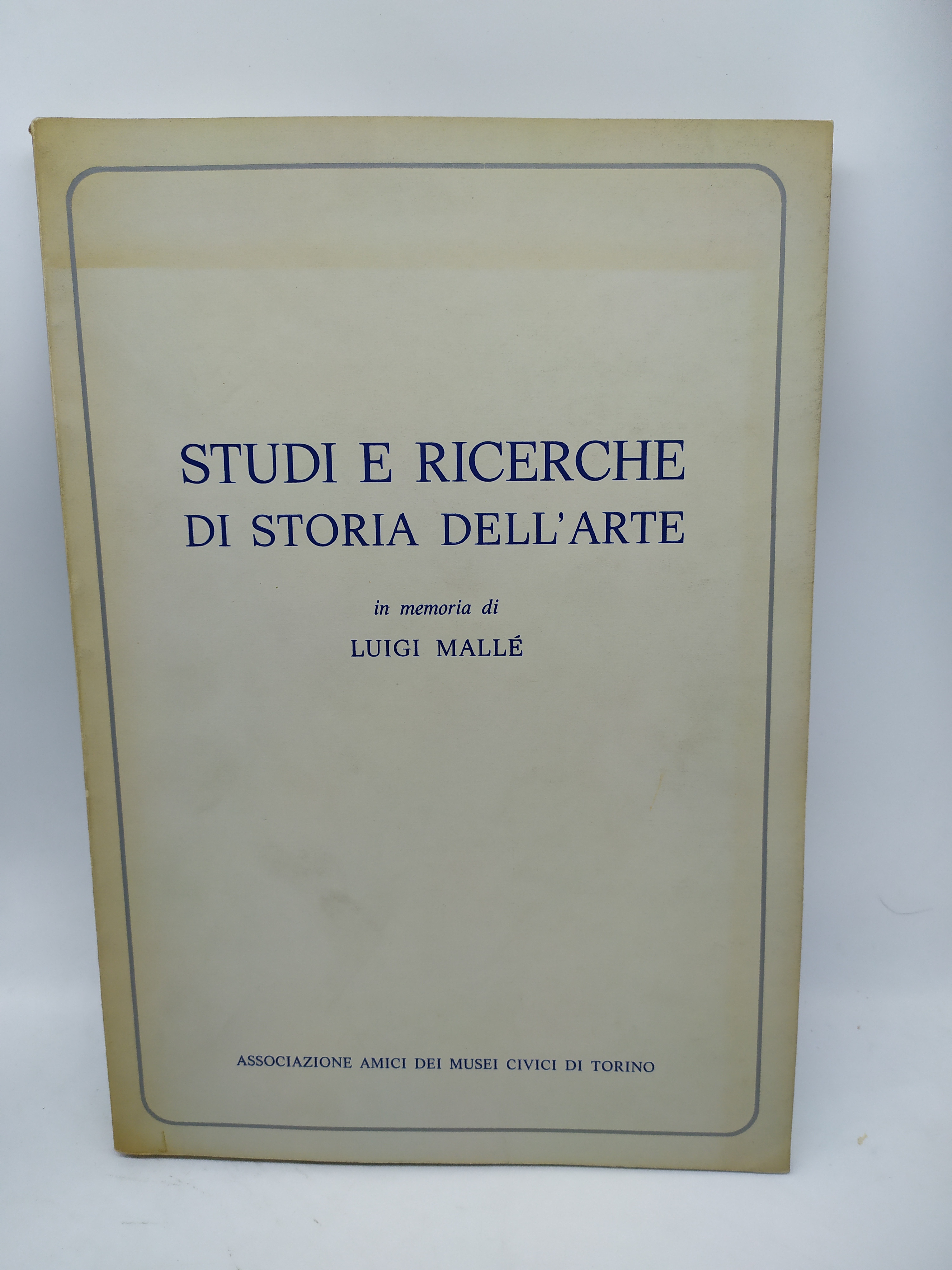 studi e ricerche di storia dell'arte luigi malle'