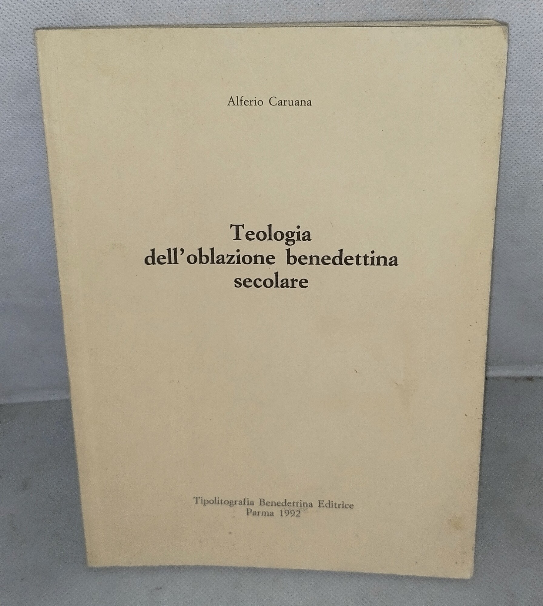 teologia dell'oblazione benedettina secolare
